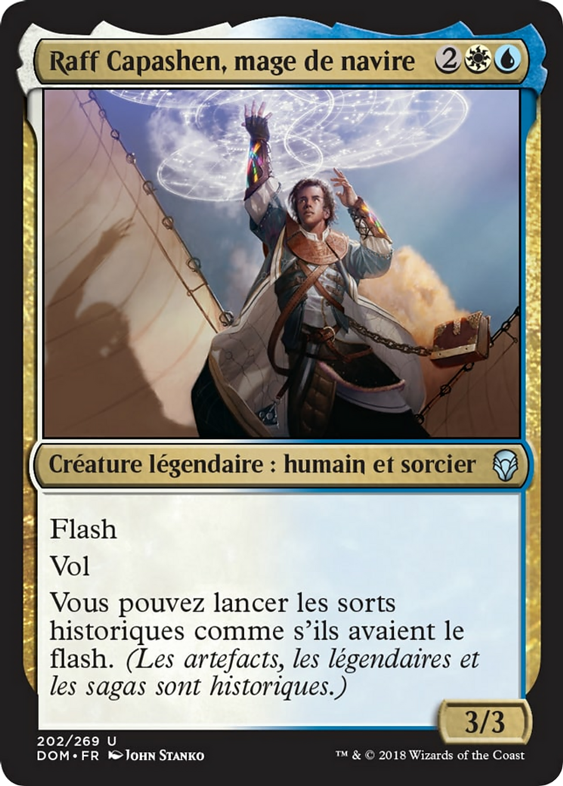Raff Capashen, mage de navire — Dominaria — Magic: The Gathering