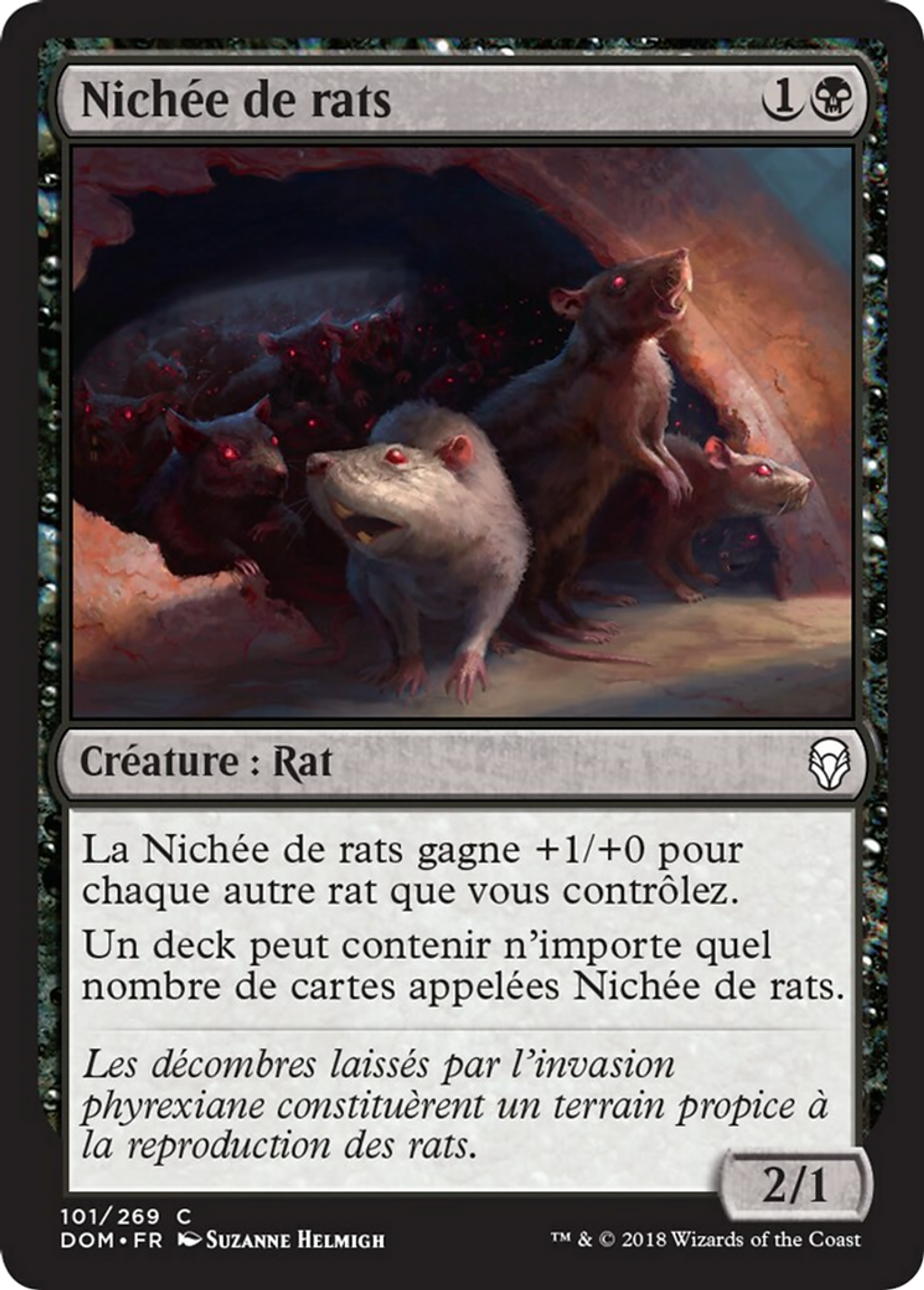 Nichée de rats — Dominaria — Magic: The Gathering