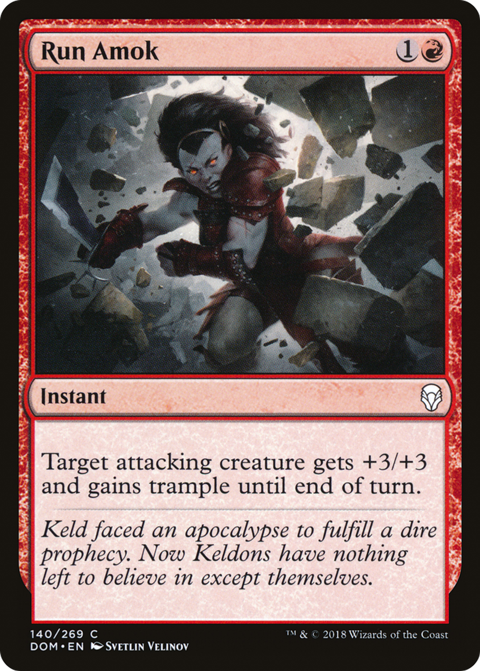 Run Amok — Dominaria — Magic: The Gathering