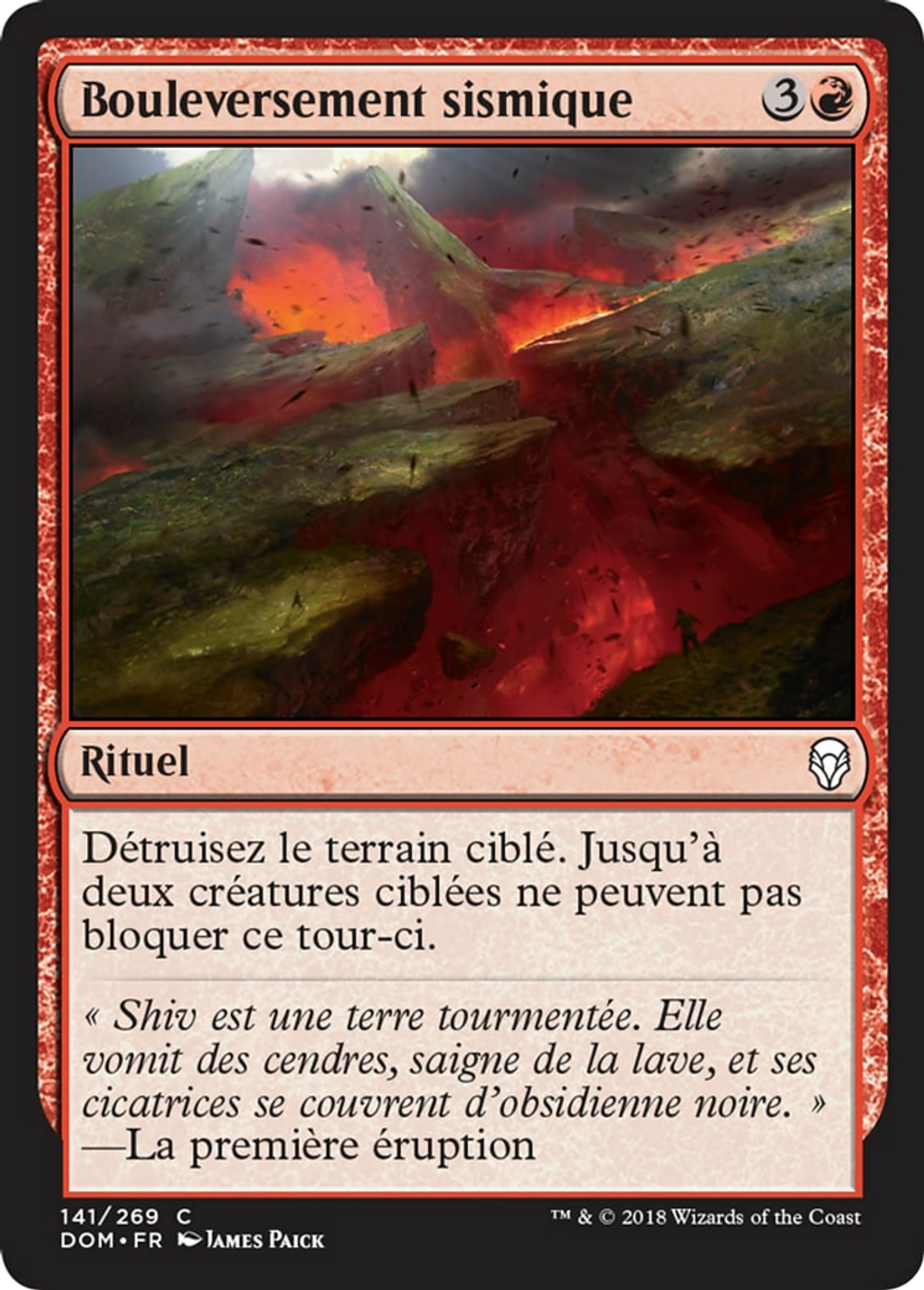 Bouleversement sismique — Dominaria — Magic: The Gathering