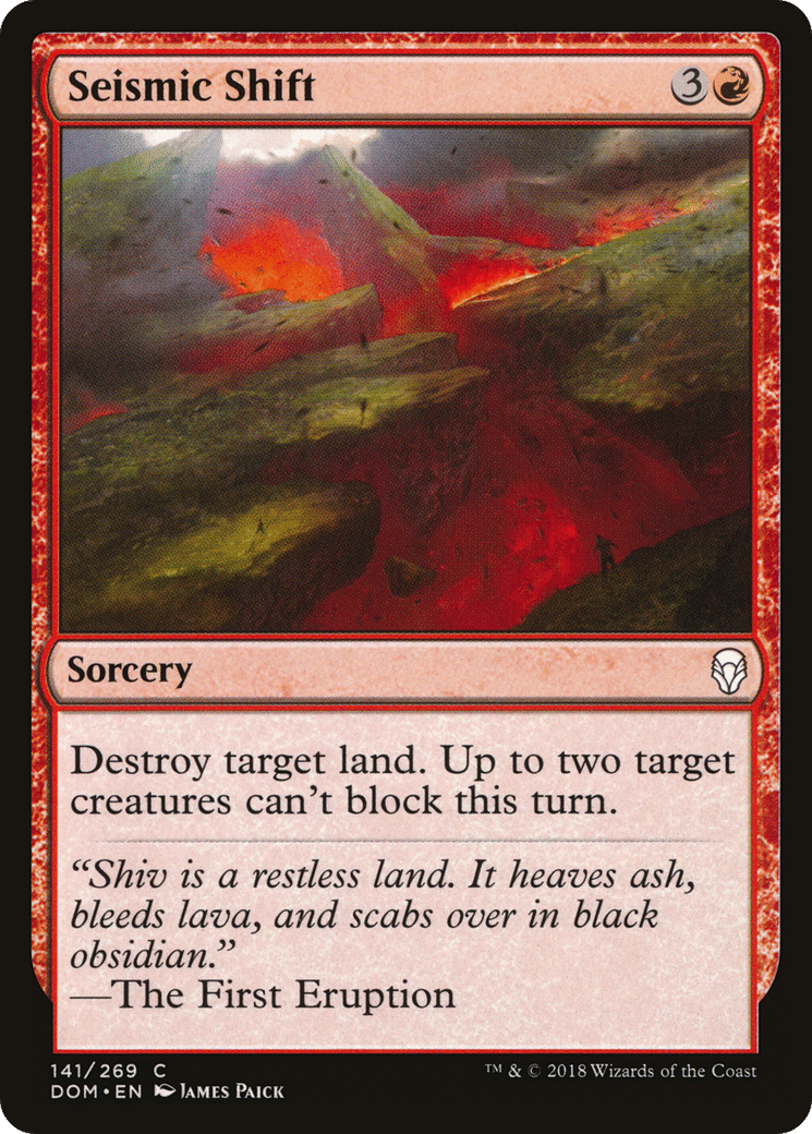 Seismic Shift — Dominaria — Magic: The Gathering