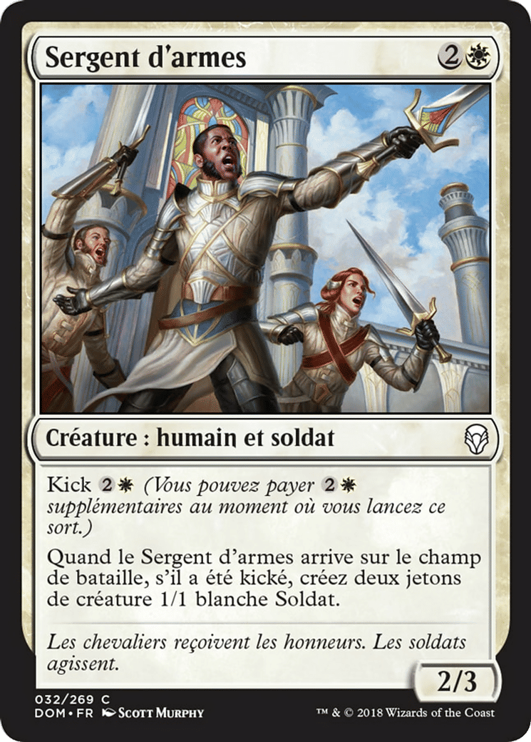 Sergent d'armes — Dominaria — Magic: The Gathering