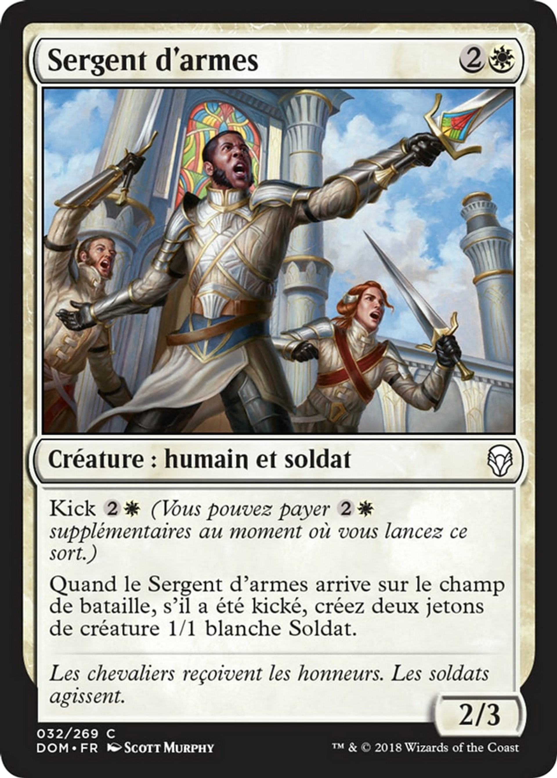 Sergent d'armes — Dominaria — Magic: The Gathering