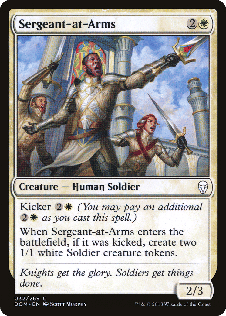 Sergent d'armes — Dominaria — Magic: The Gathering