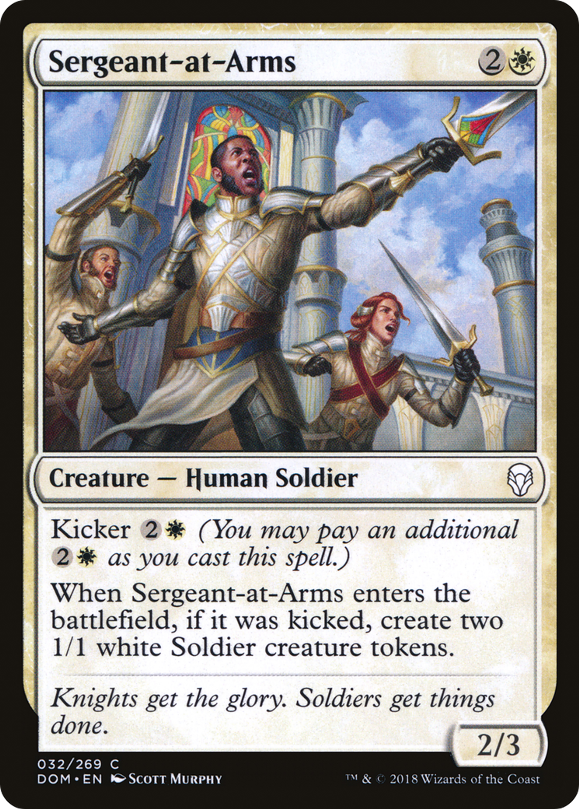 Sergeant-at-Arms — Dominaria — Magic: The Gathering