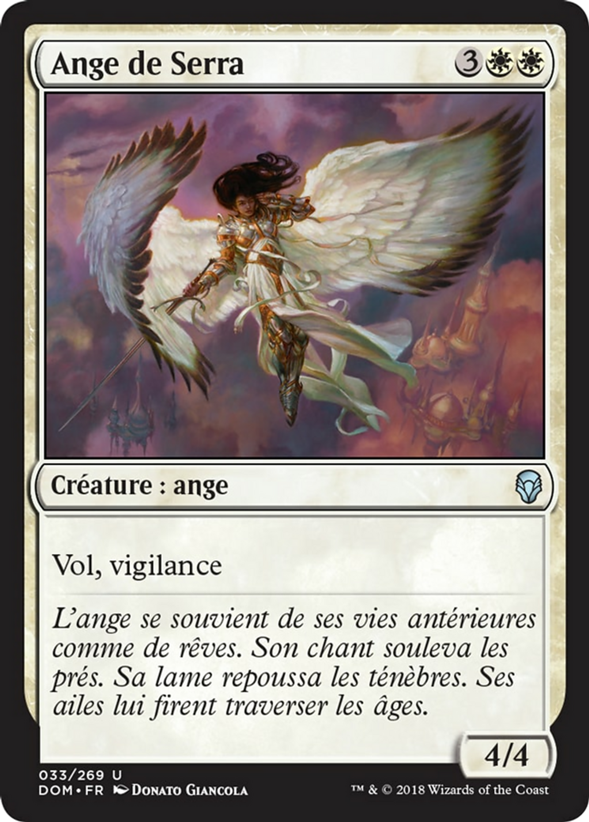 Ange de Serra — Dominaria — Magic: The Gathering