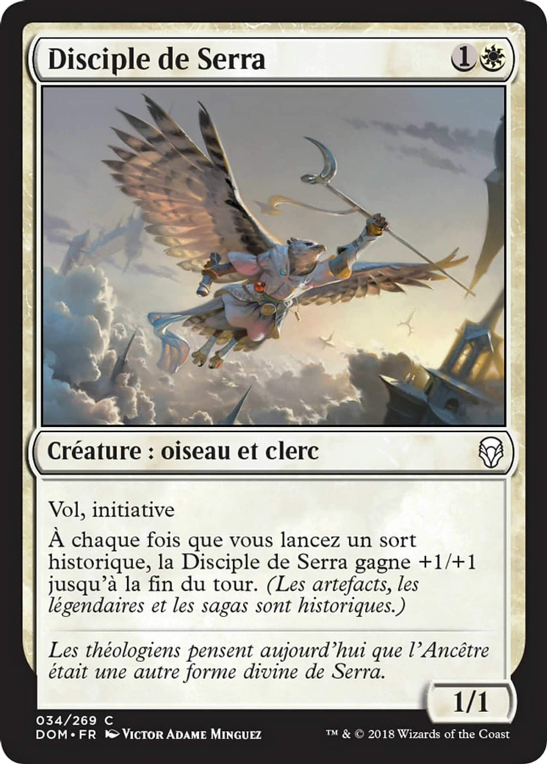 Disciple de Serra — Dominaria — Magic: The Gathering