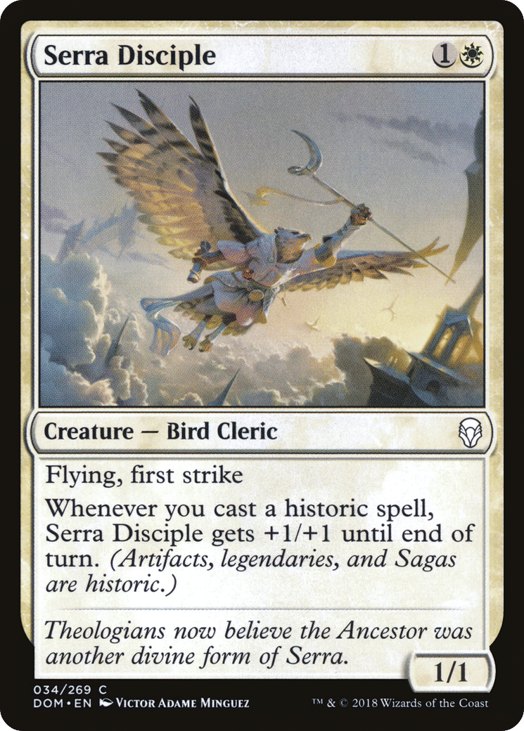 Serra Disciple — Dominaria — Magic: The Gathering