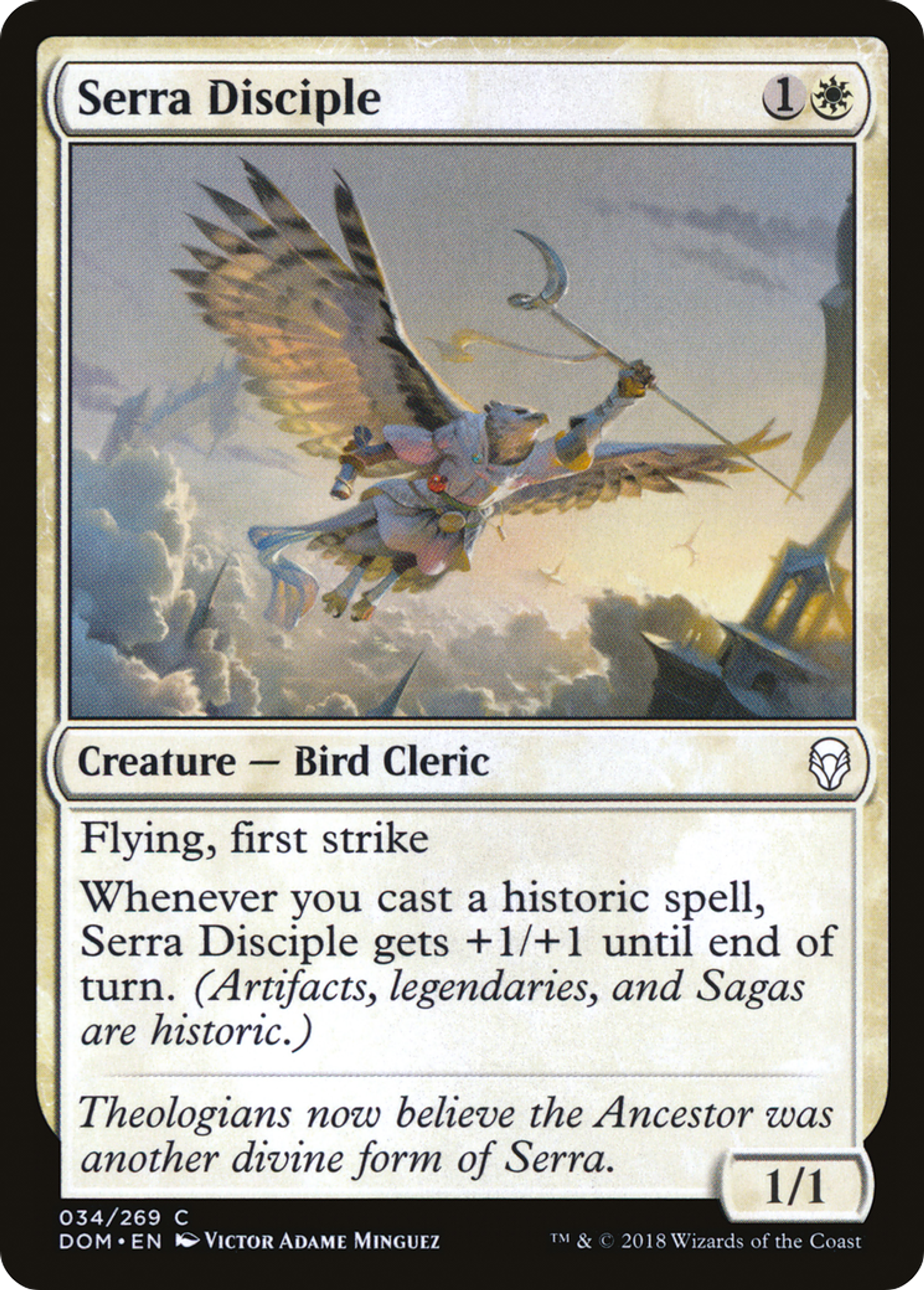 Serra Disciple — Dominaria — Magic: The Gathering