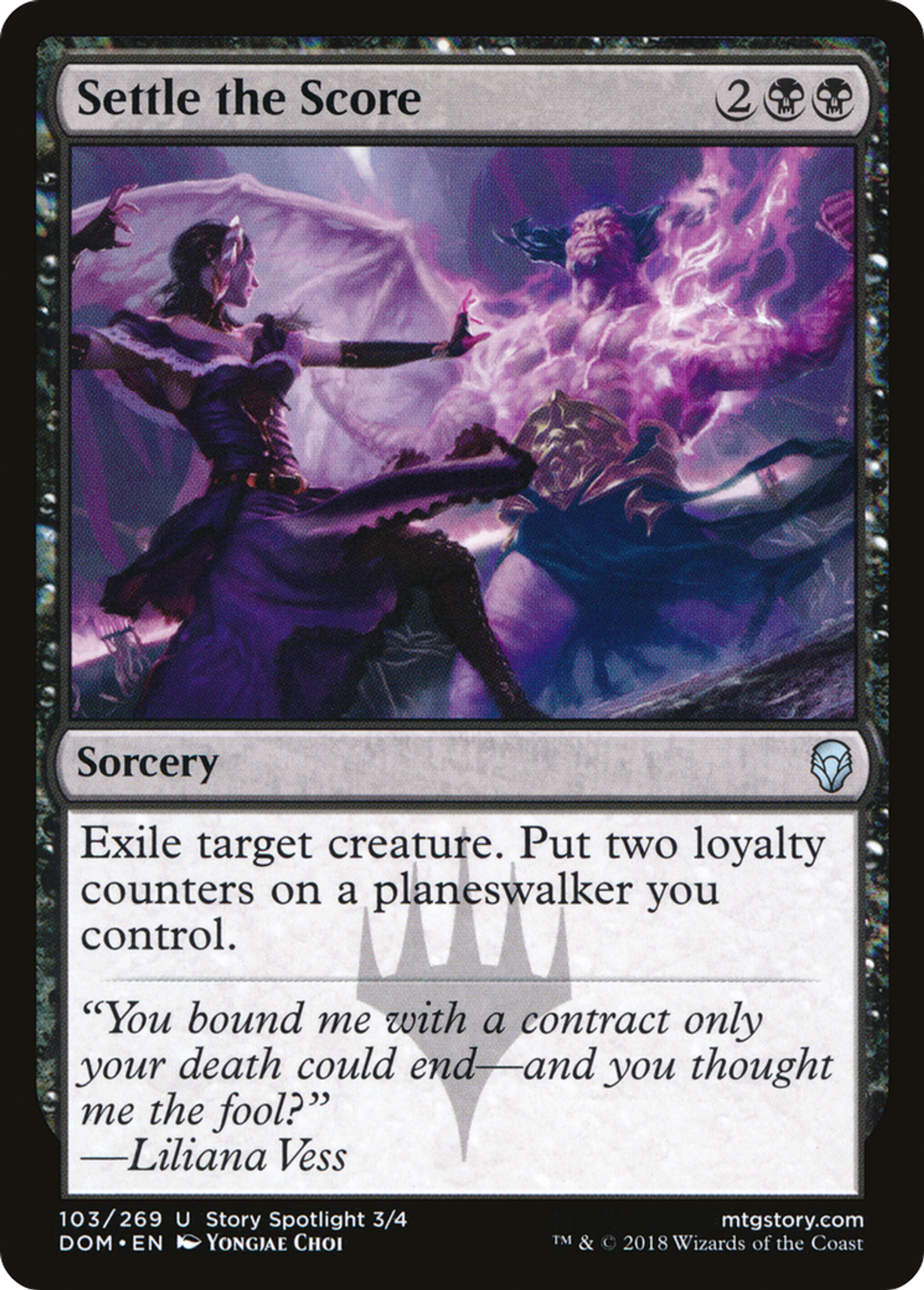Settle the Score — Dominaria — Magic: The Gathering