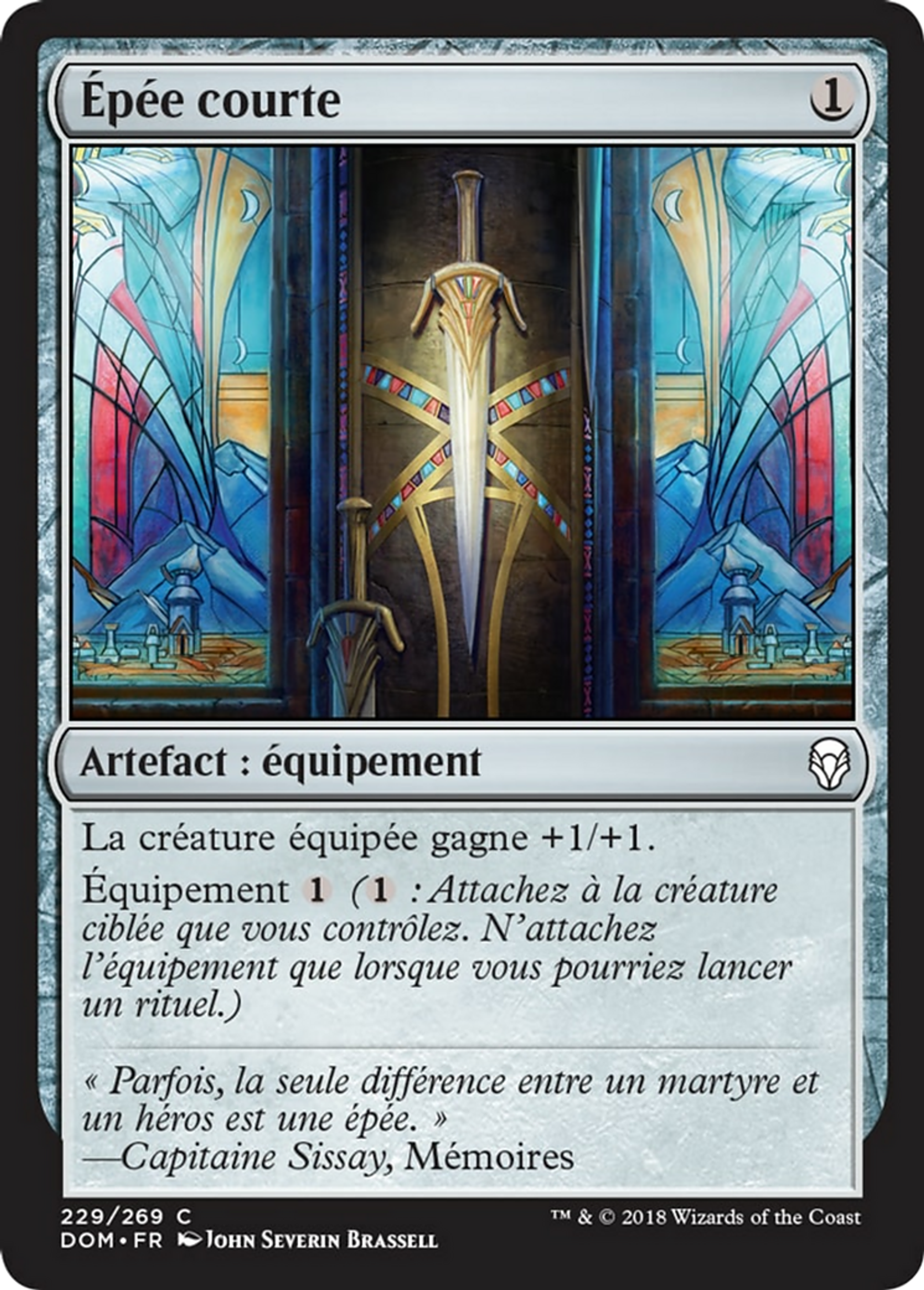 Épée courte — Dominaria — Magic: The Gathering