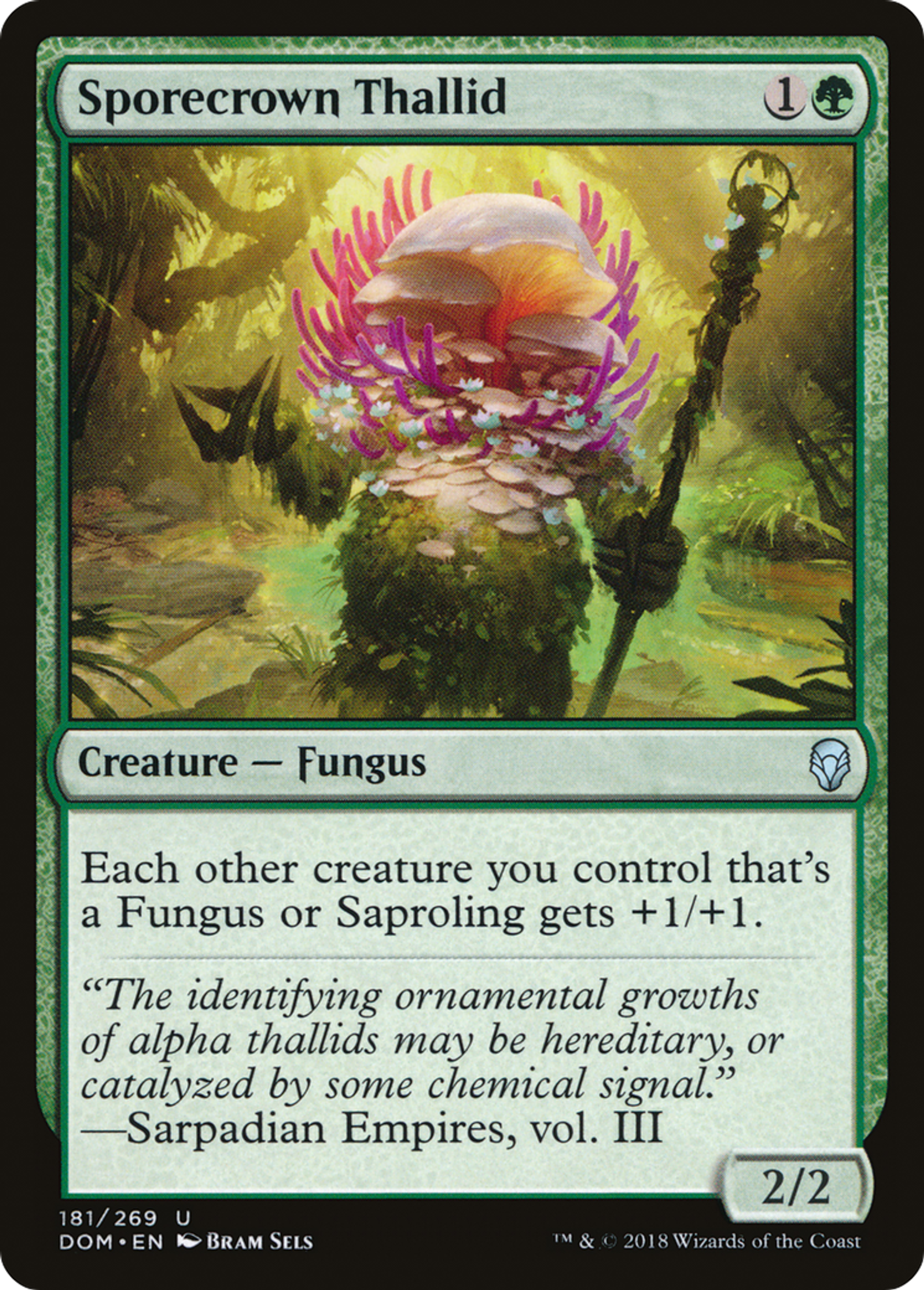 Sporecrown Thallid — Dominaria — Magic: The Gathering