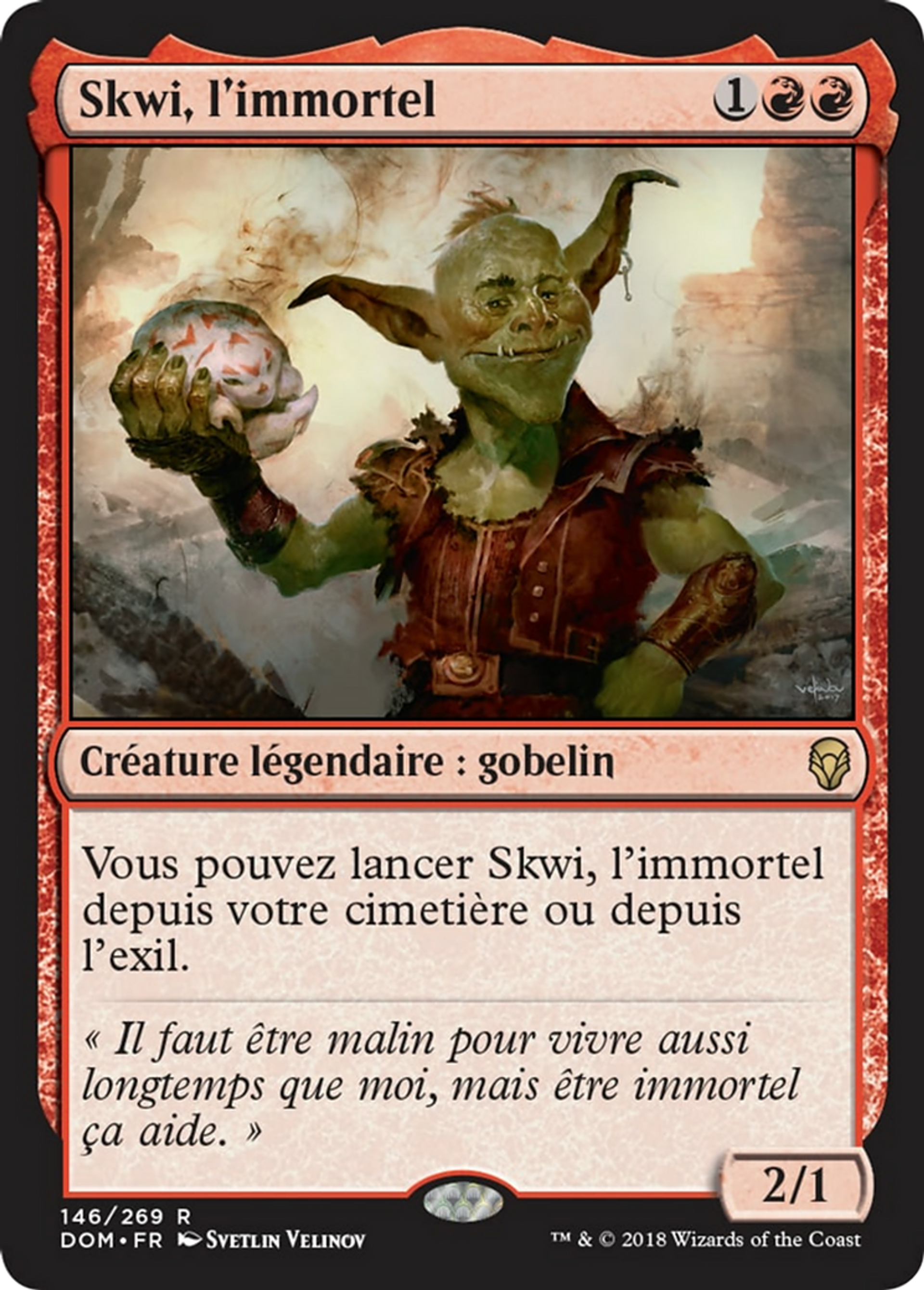 Skwi, l'immortel — Dominaria — Magic: The Gathering