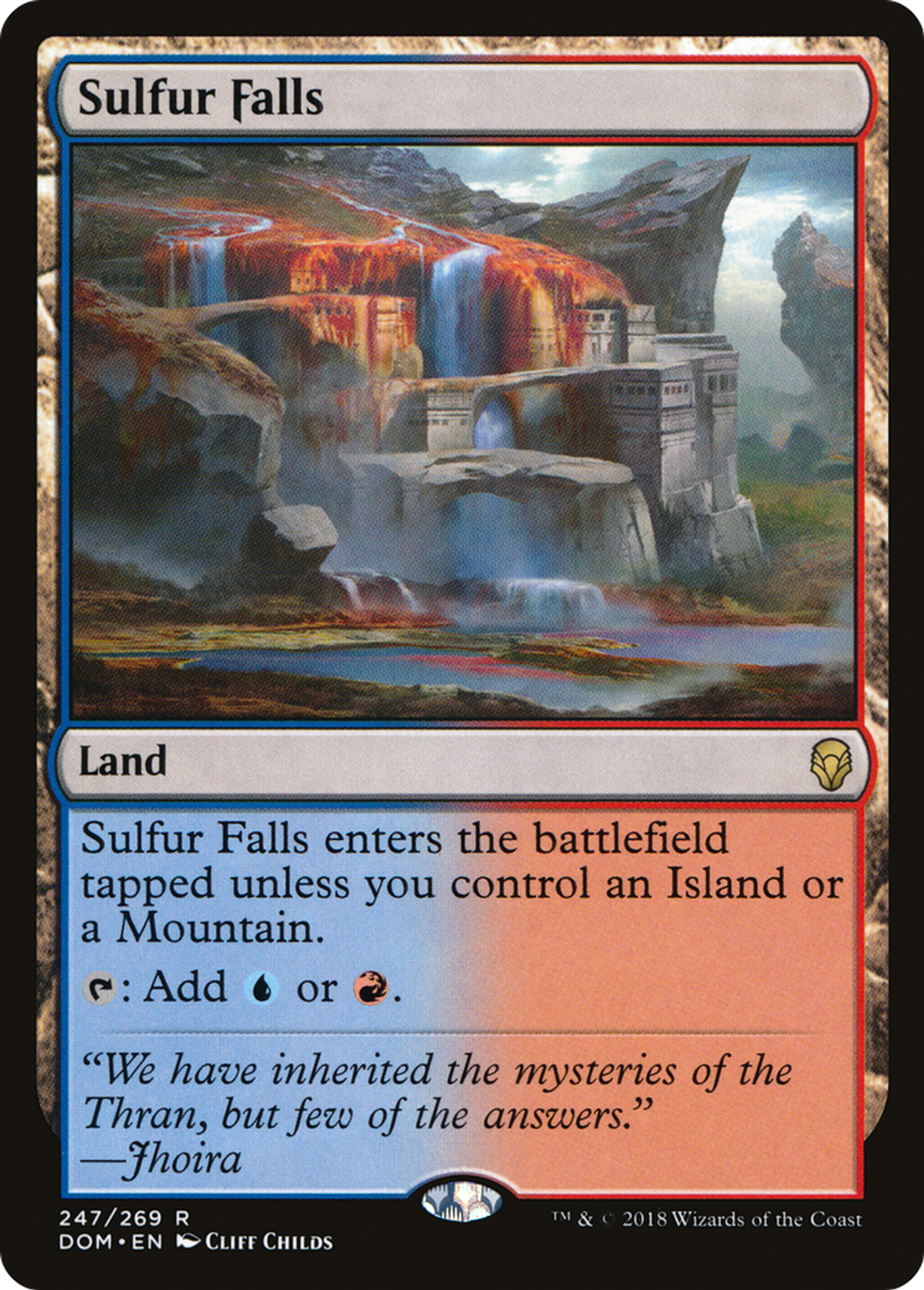 Sulfur Falls — Dominaria — Magic: The Gathering