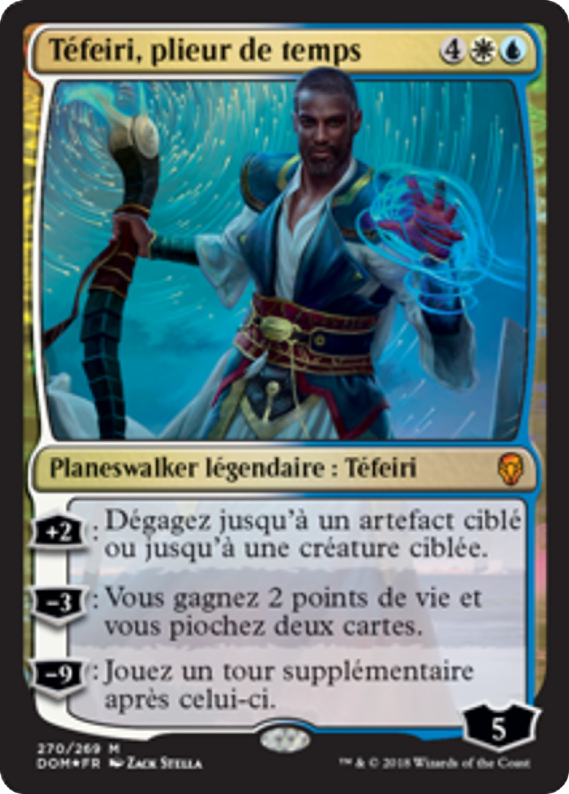 Téfeiri, plieur de temps — Dominaria — Magic: The Gathering