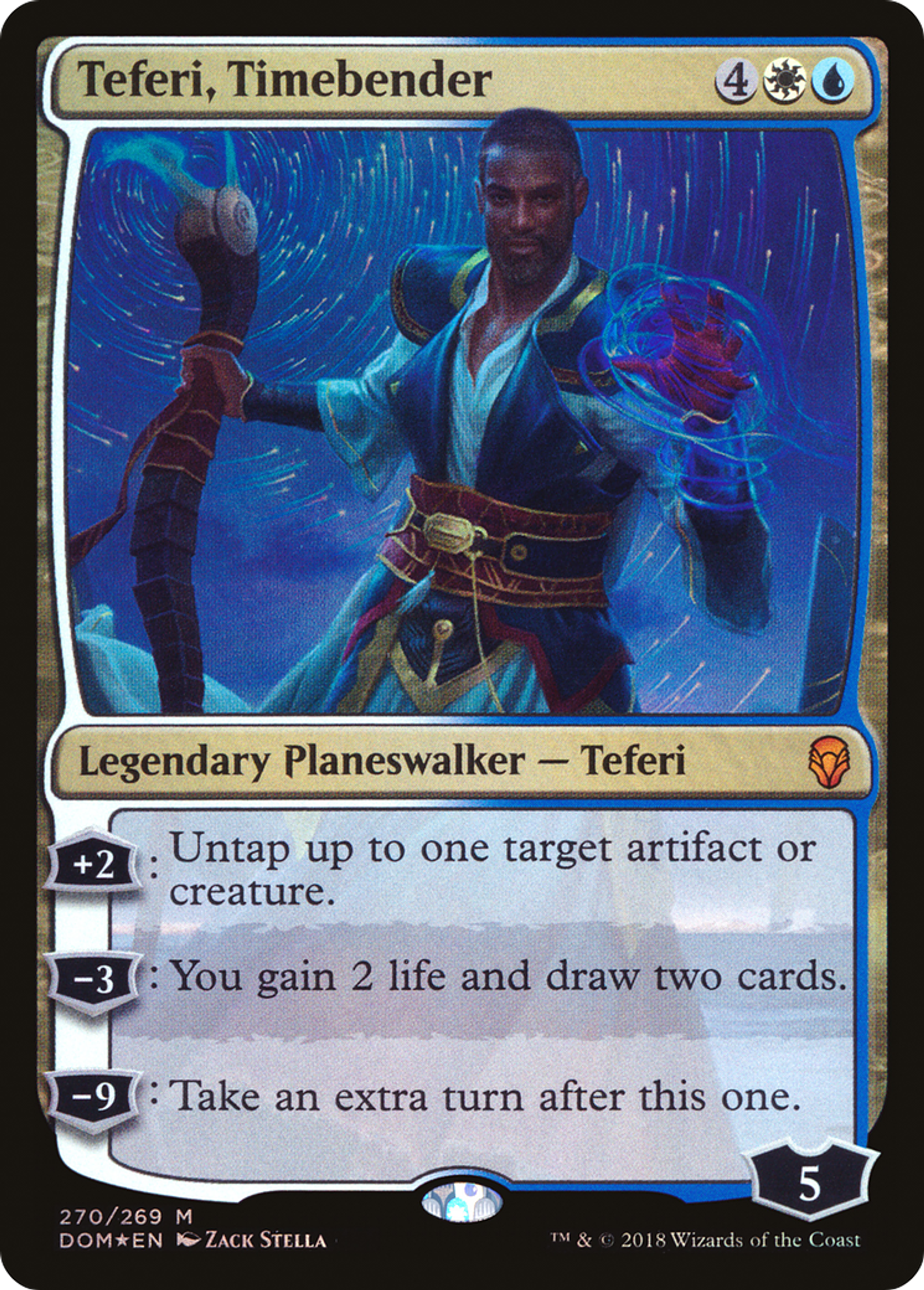 Teferi, Timebender — Dominaria — Magic: The Gathering
