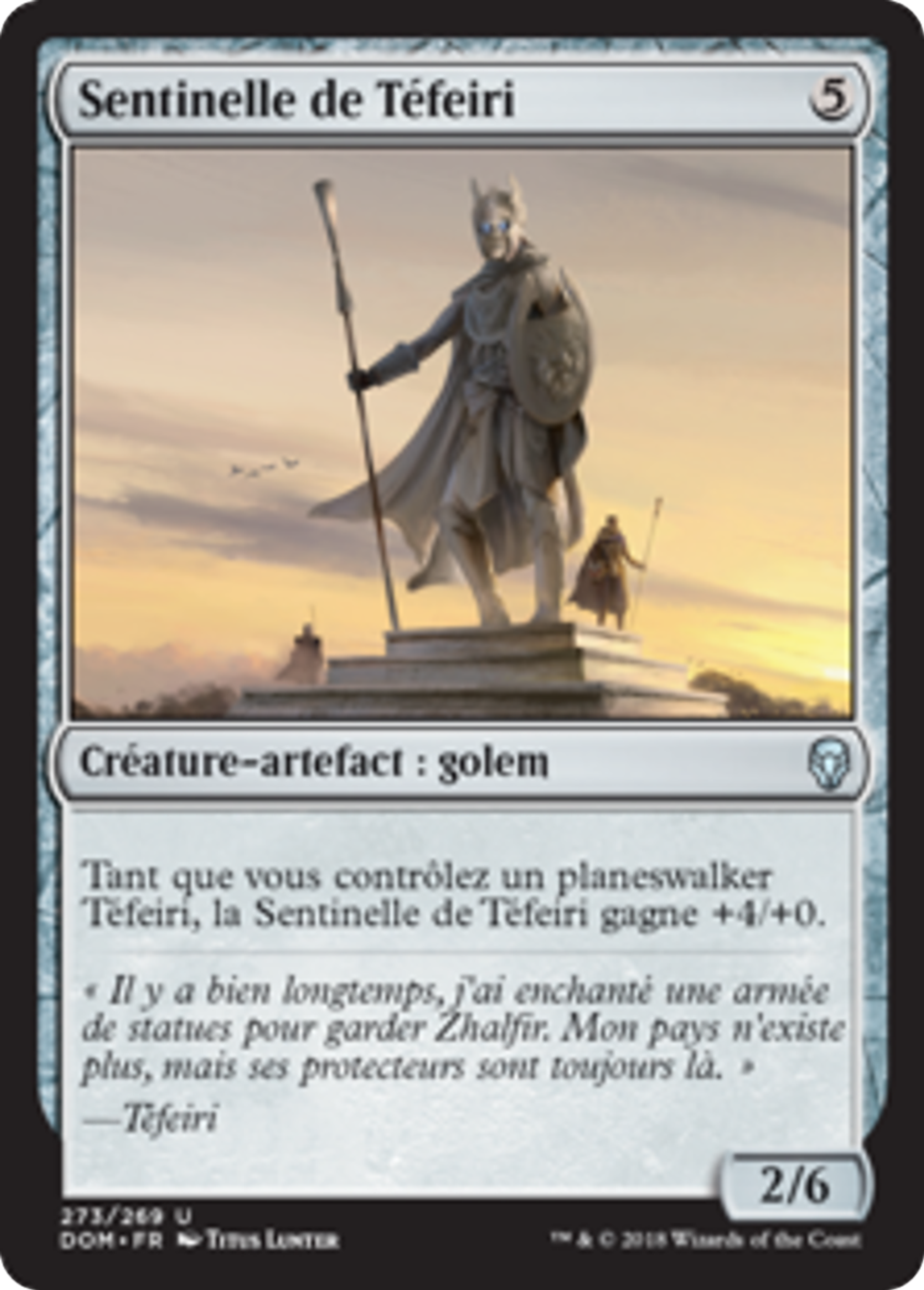 Sentinelle de Téfeiri — Dominaria — Magic: The Gathering