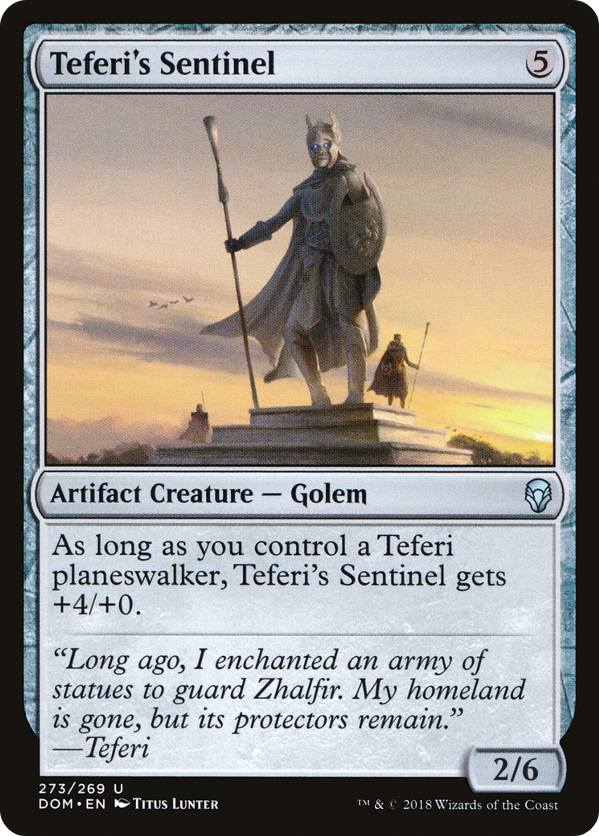 Teferi's Sentinel — Dominaria — Magic: The Gathering