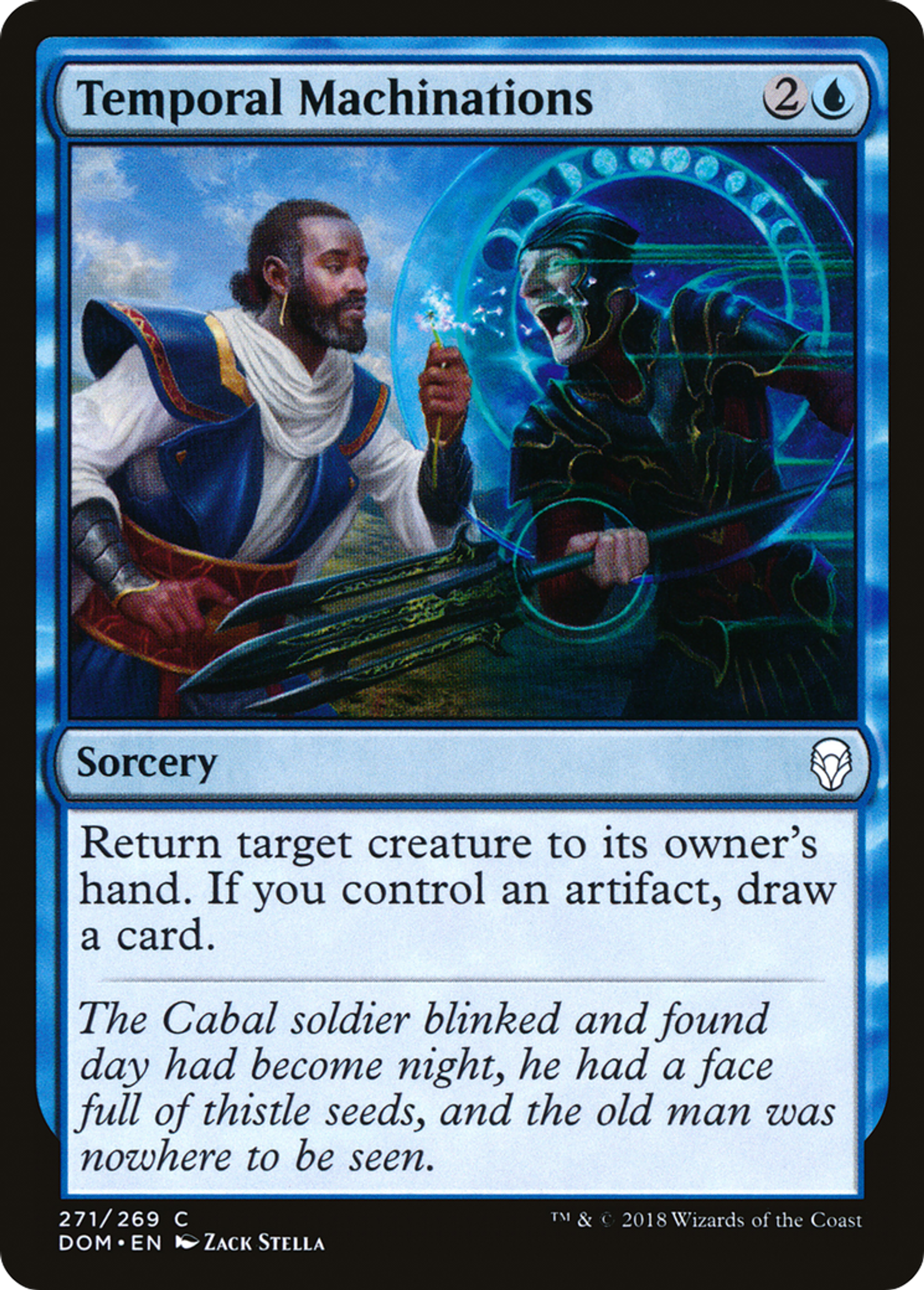 Temporal Machinations — Dominaria — Magic: The Gathering