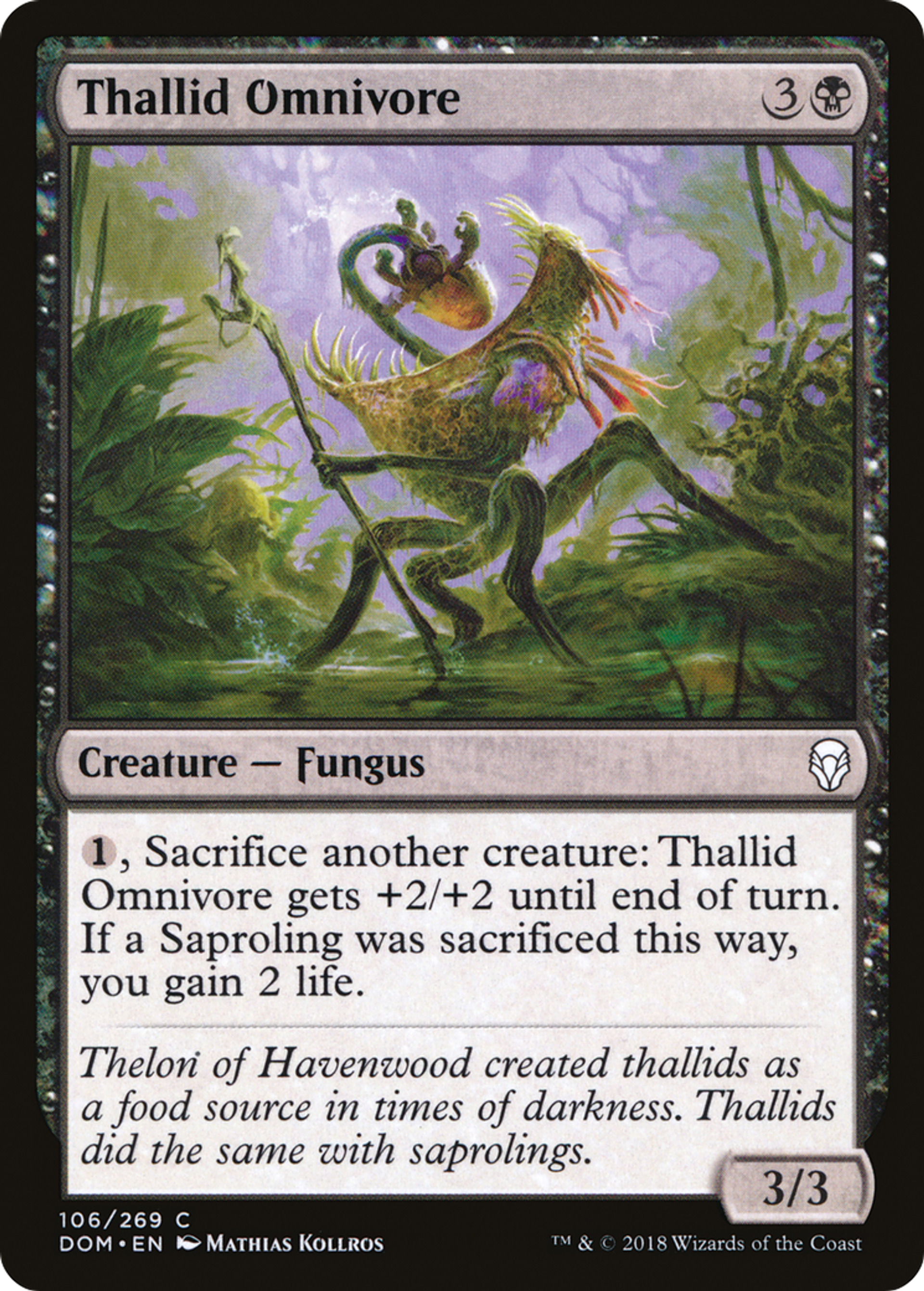 Thallid Omnivore — Dominaria — Magic: The Gathering