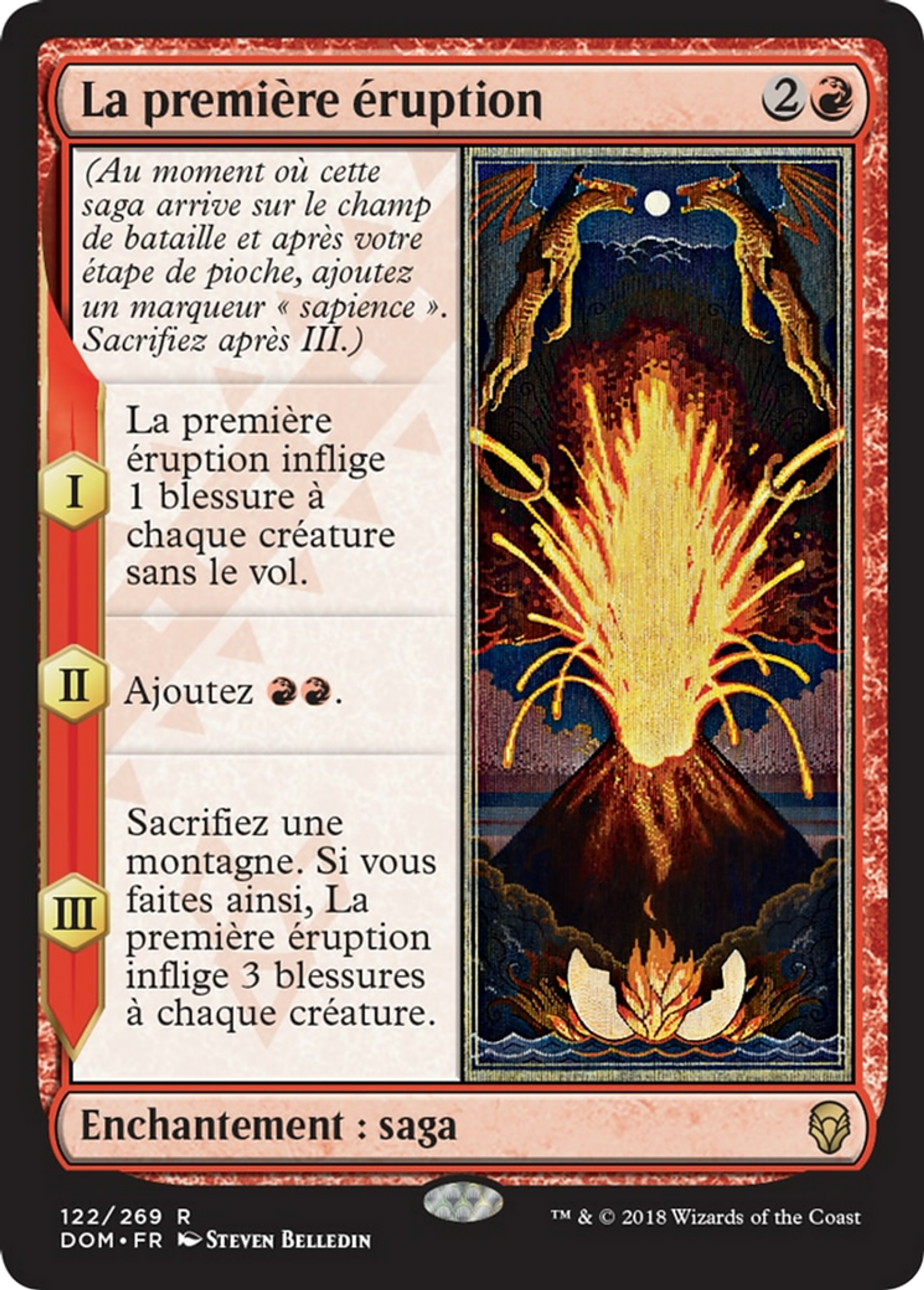 La première éruption — Dominaria — Magic: The Gathering