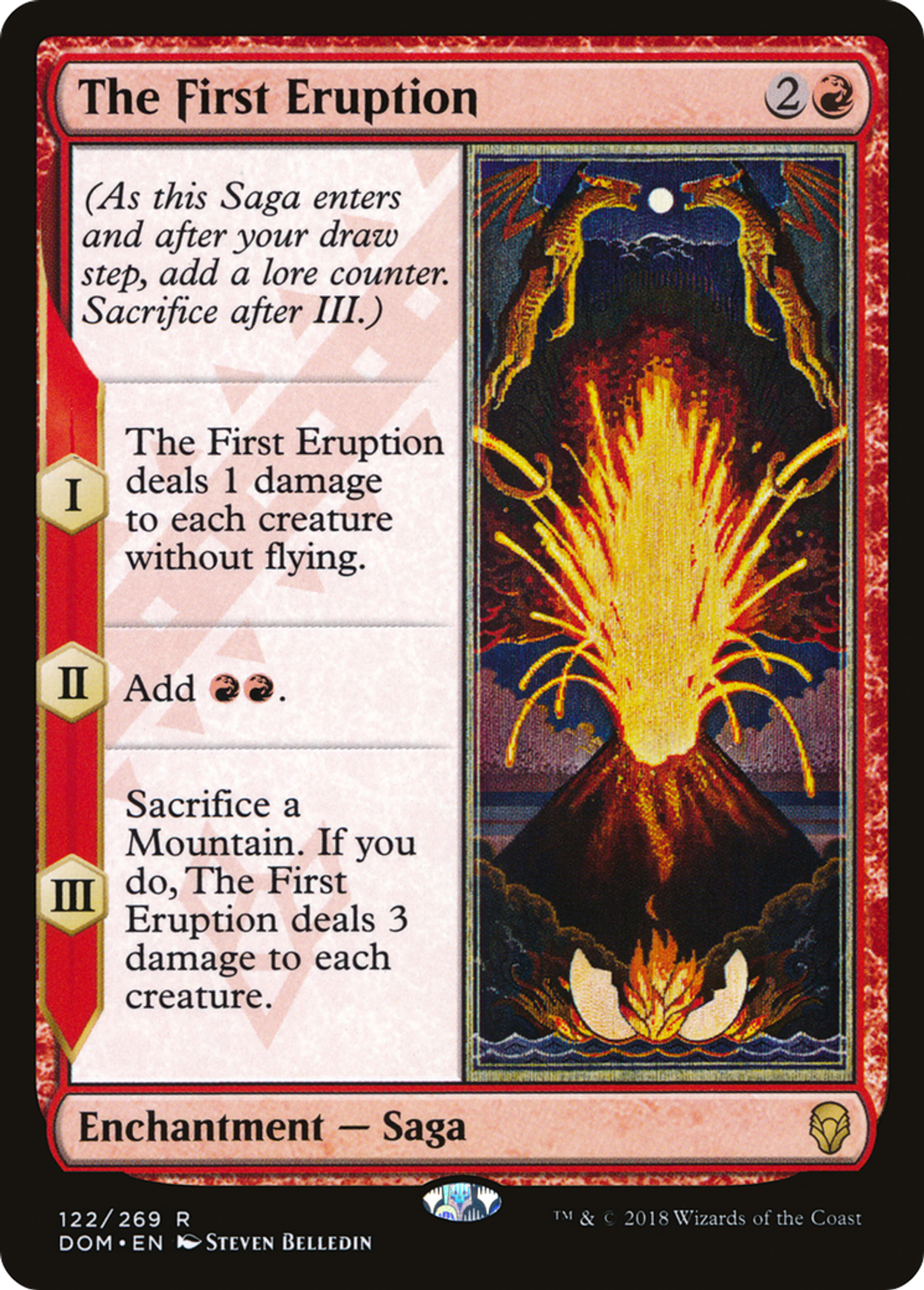The First Eruption — Dominaria — Magic: The Gathering