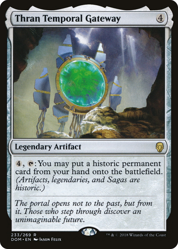 Thran Temporal Gateway — Dominaria — Magic: The Gathering