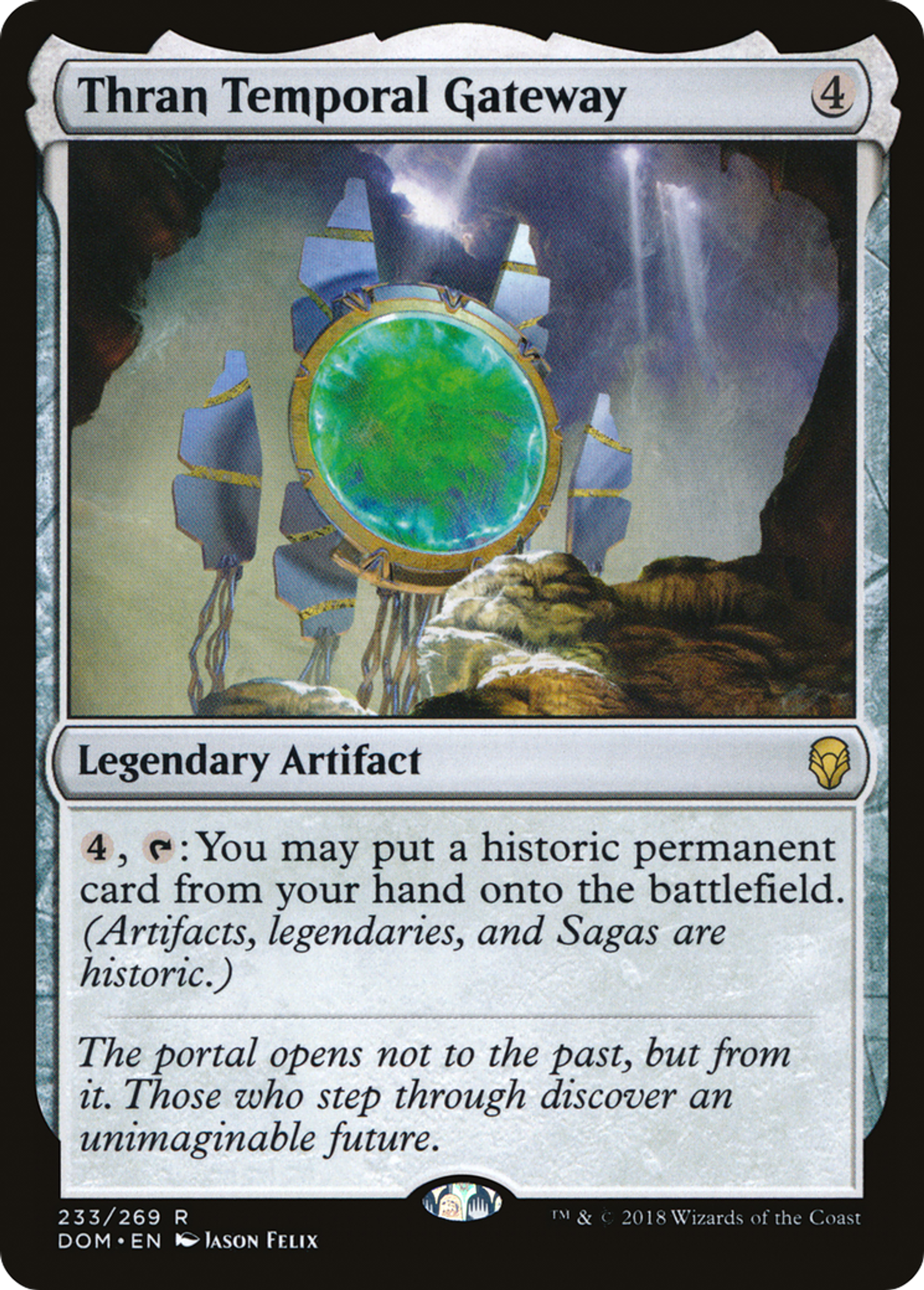 Thran Temporal Gateway — Dominaria — Magic: The Gathering