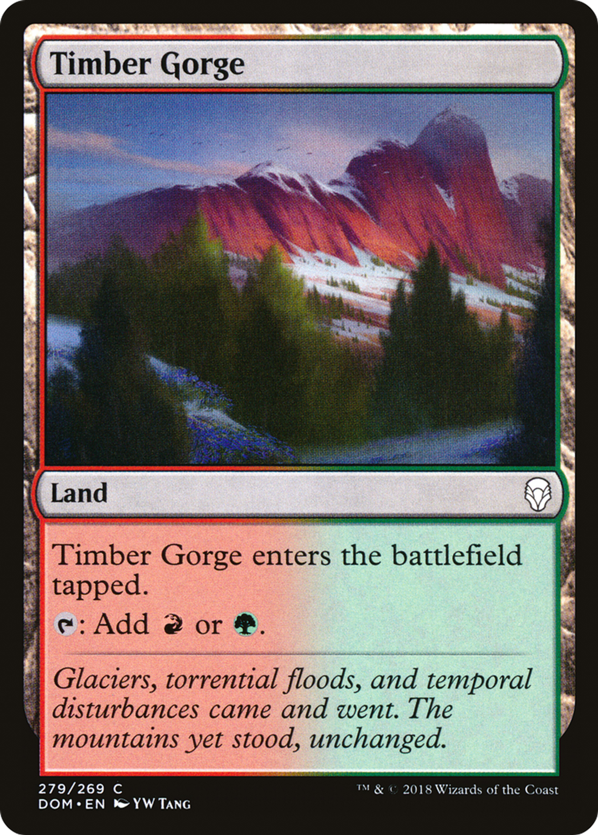 Timber Gorge — Dominaria — Magic: The Gathering