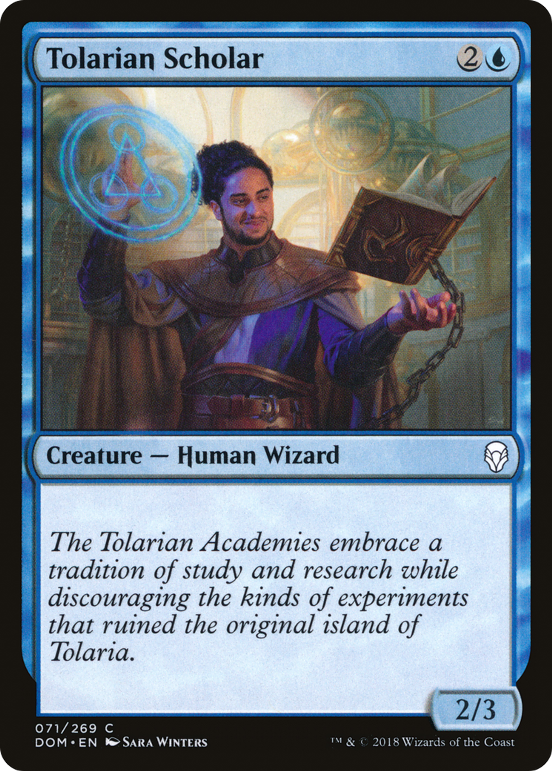 Tolarian Scholar — Dominaria — Magic: The Gathering