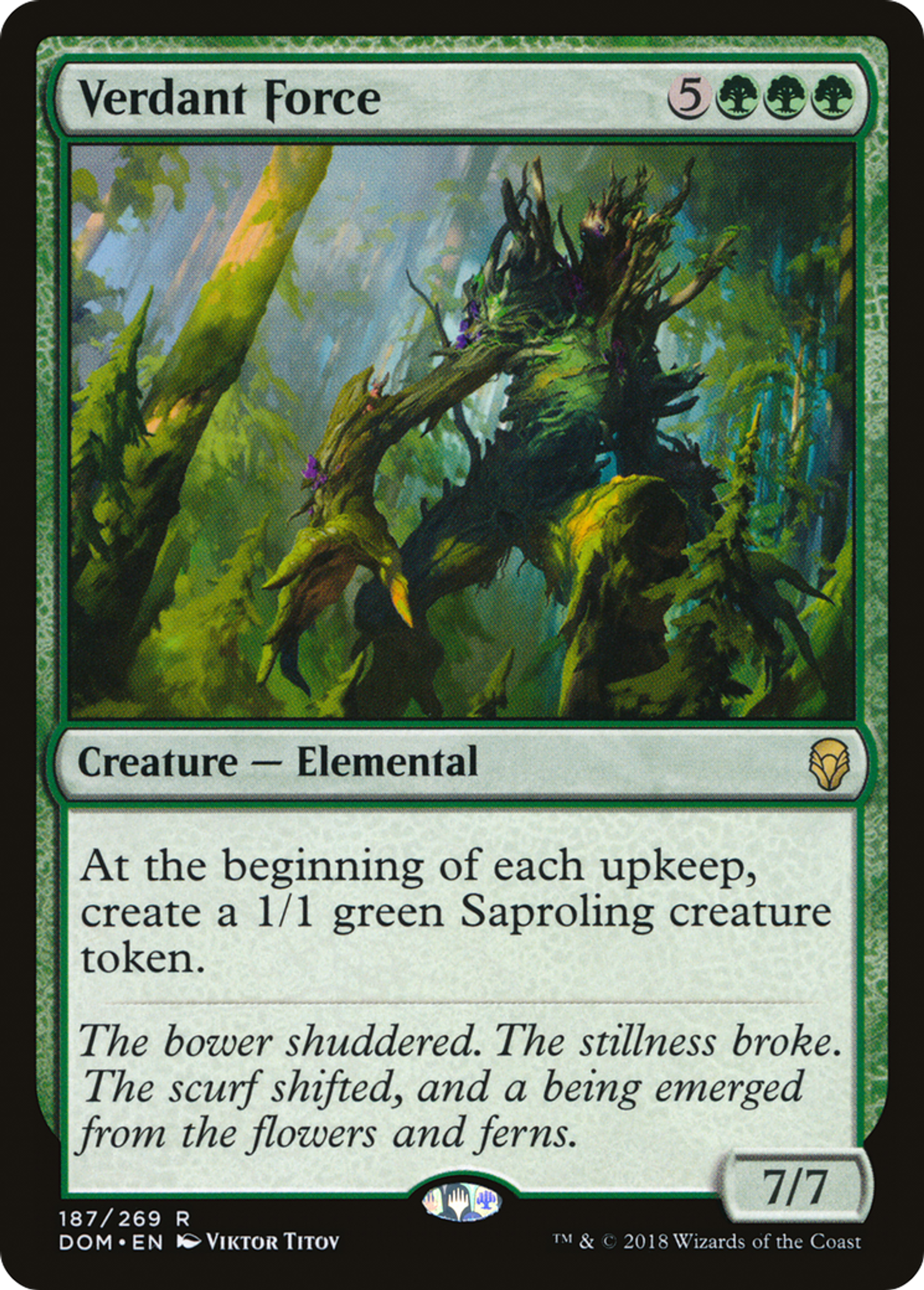 Verdant Force — Dominaria — Magic: The Gathering