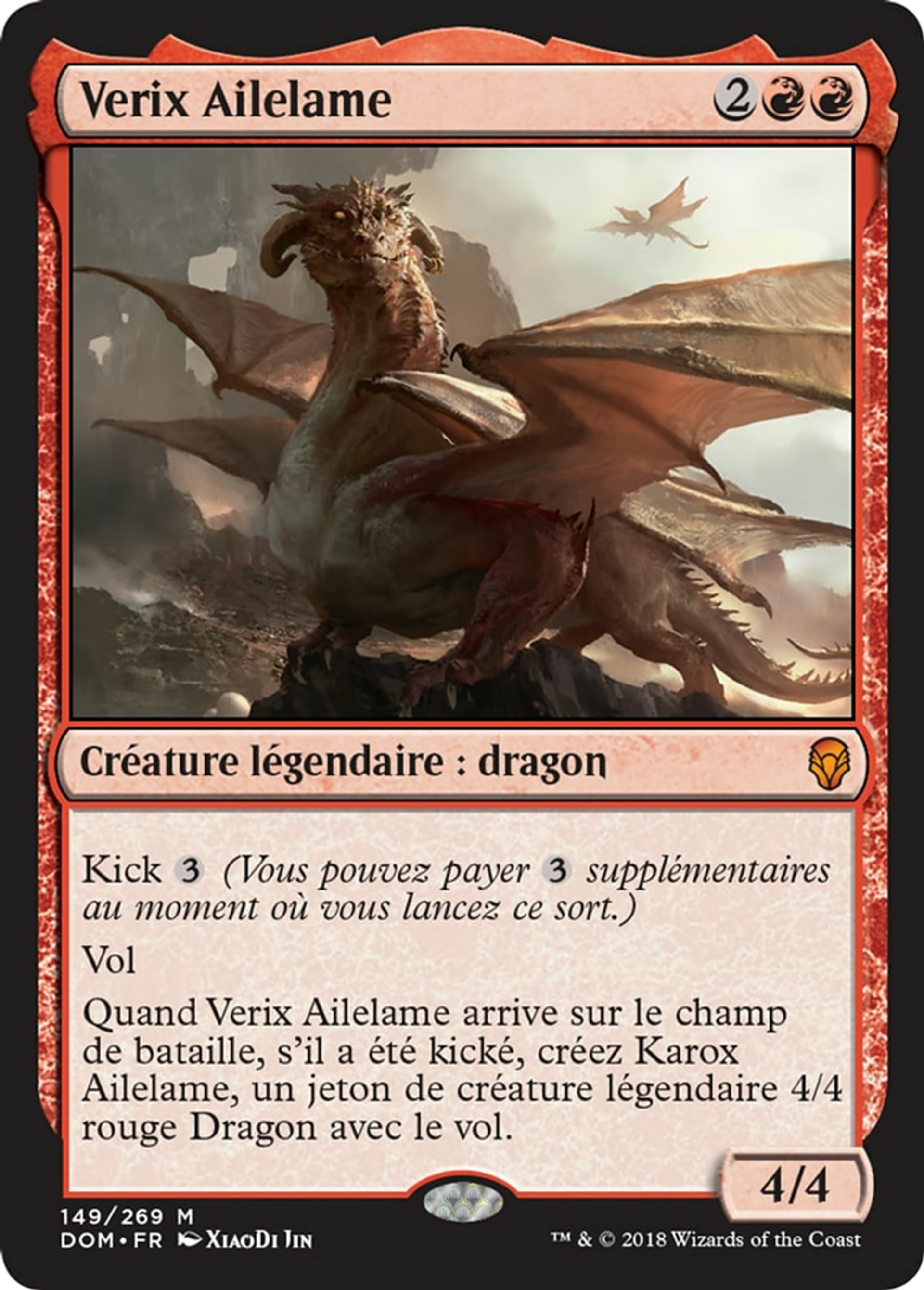 Verix Ailelame — Dominaria — Magic: The Gathering