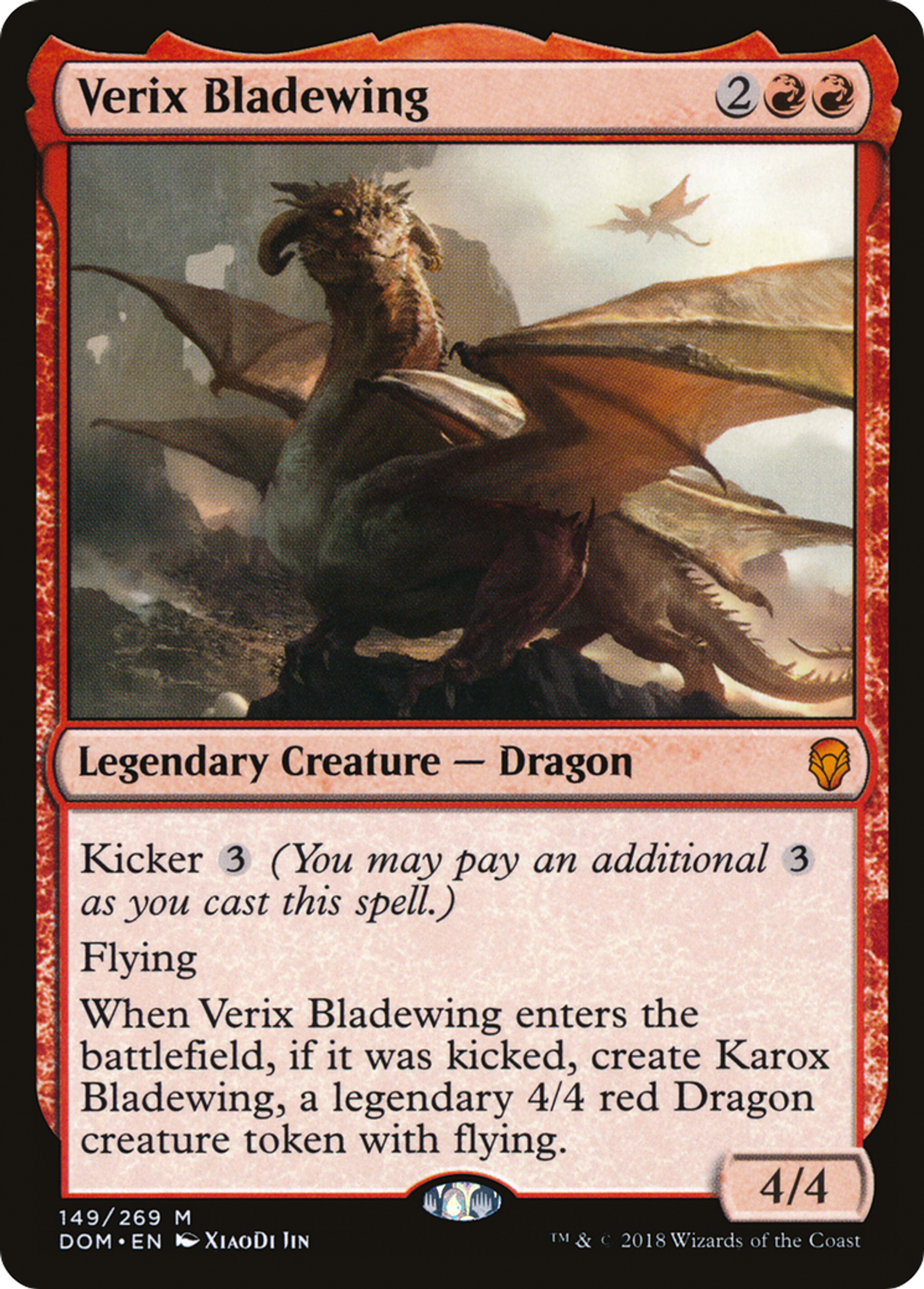 Verix Bladewing — Dominaria — Magic: The Gathering