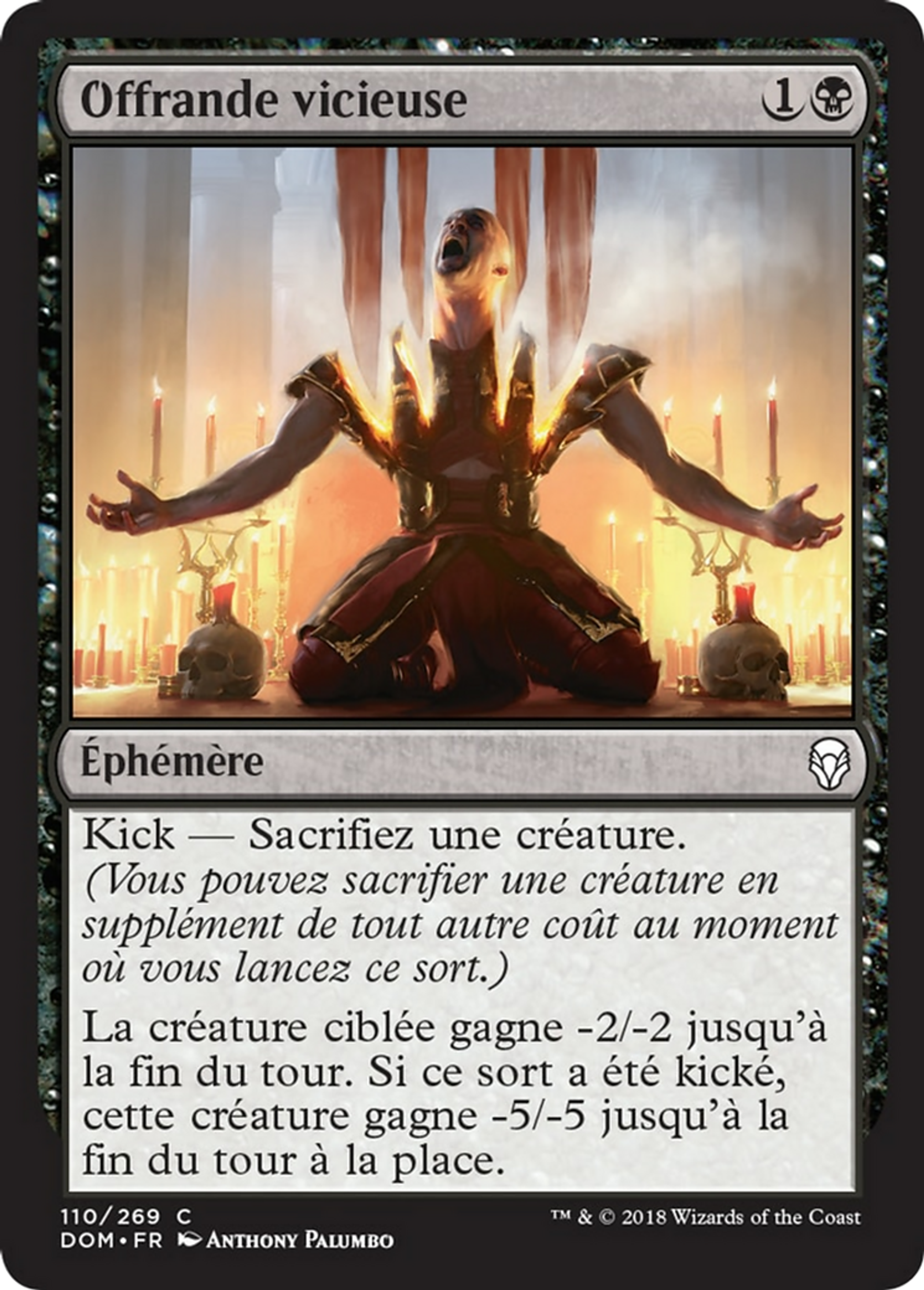 Offrande vicieuse — Dominaria — Magic: The Gathering