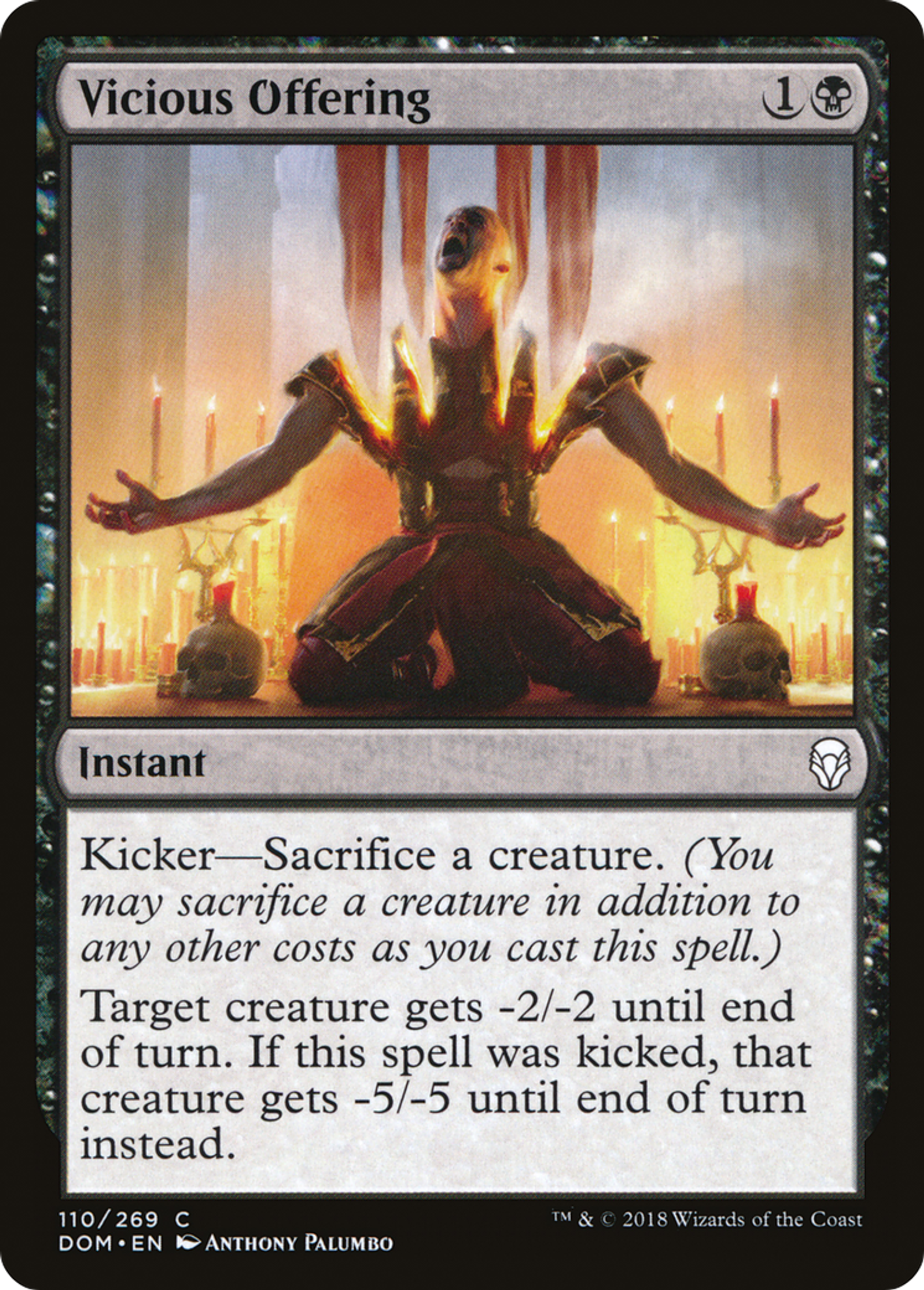 Vicious Offering — Dominaria — Magic: The Gathering