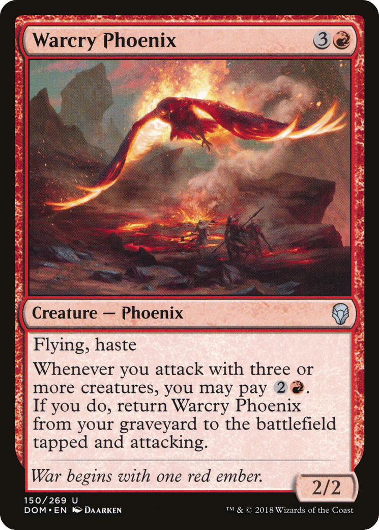 Warcry Phoenix — Dominaria — Magic: The Gathering