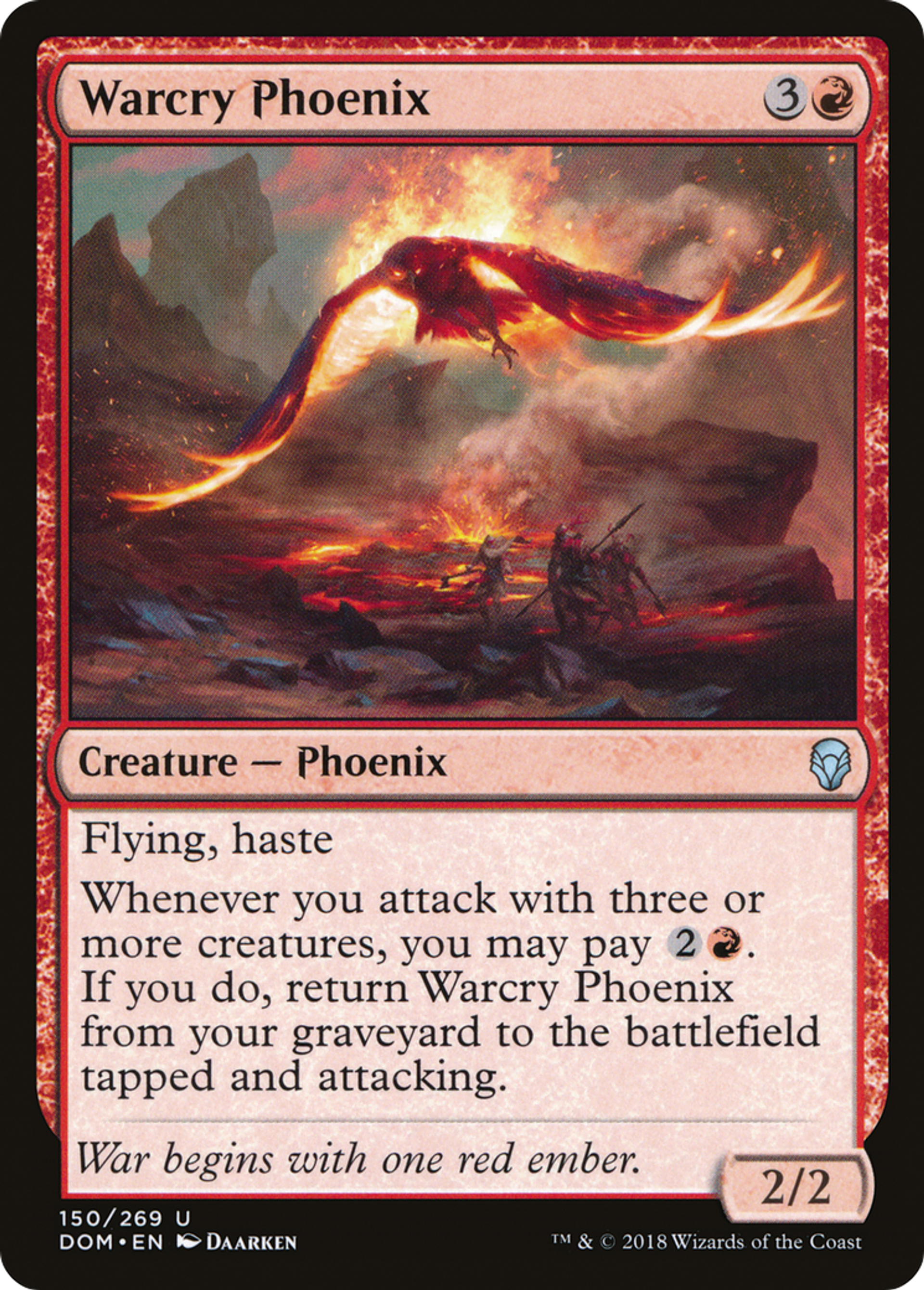 Warcry Phoenix — Dominaria — Magic: The Gathering