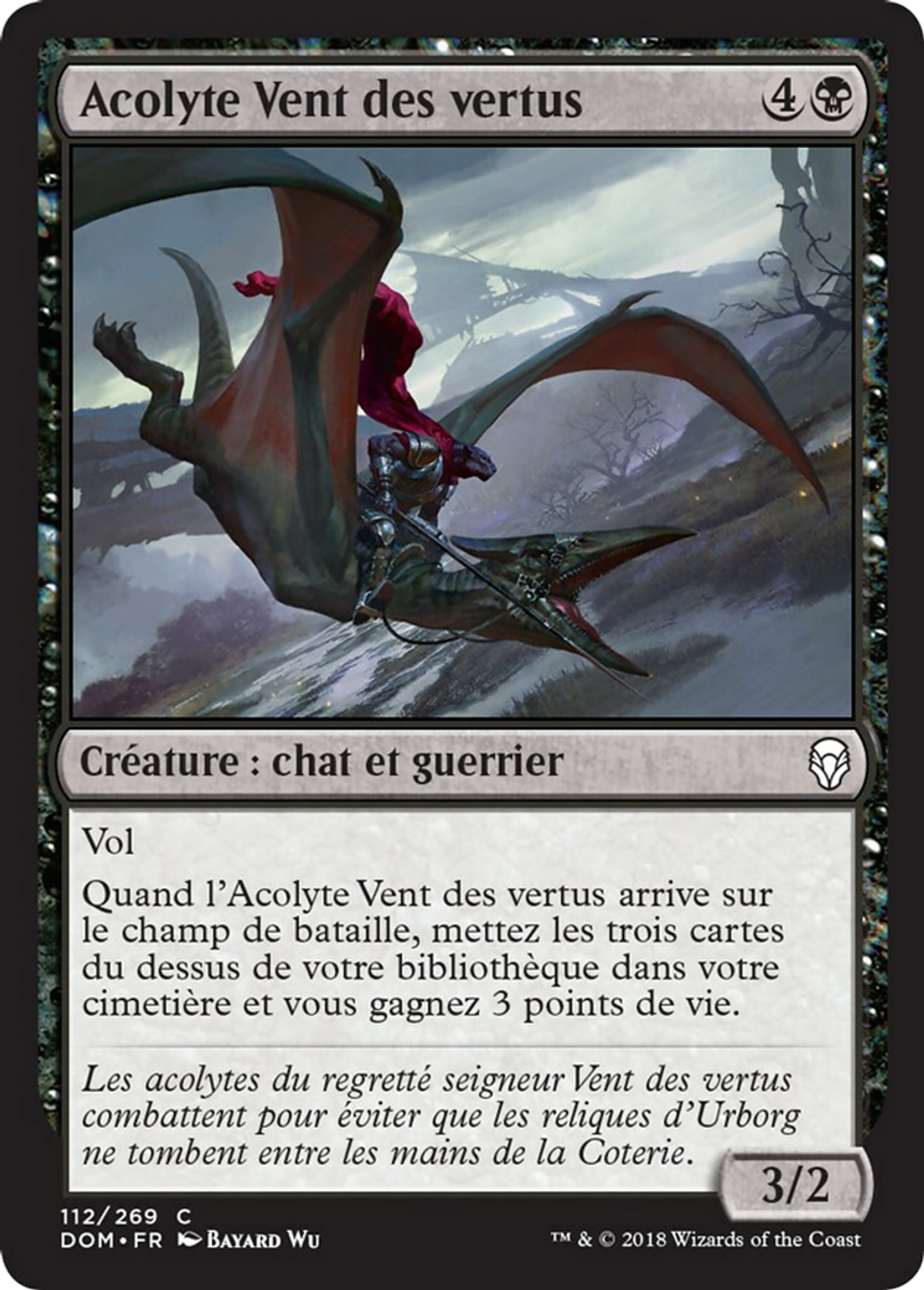 Acolyte Vent des vertus — Dominaria — Magic: The Gathering