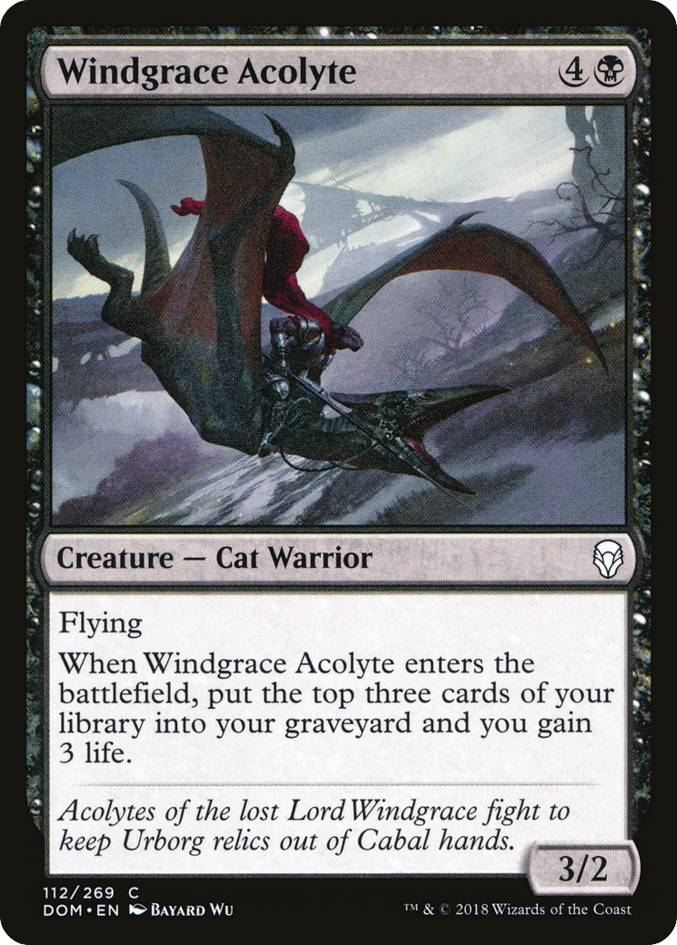 Windgrace Acolyte — Dominaria — Magic: The Gathering
