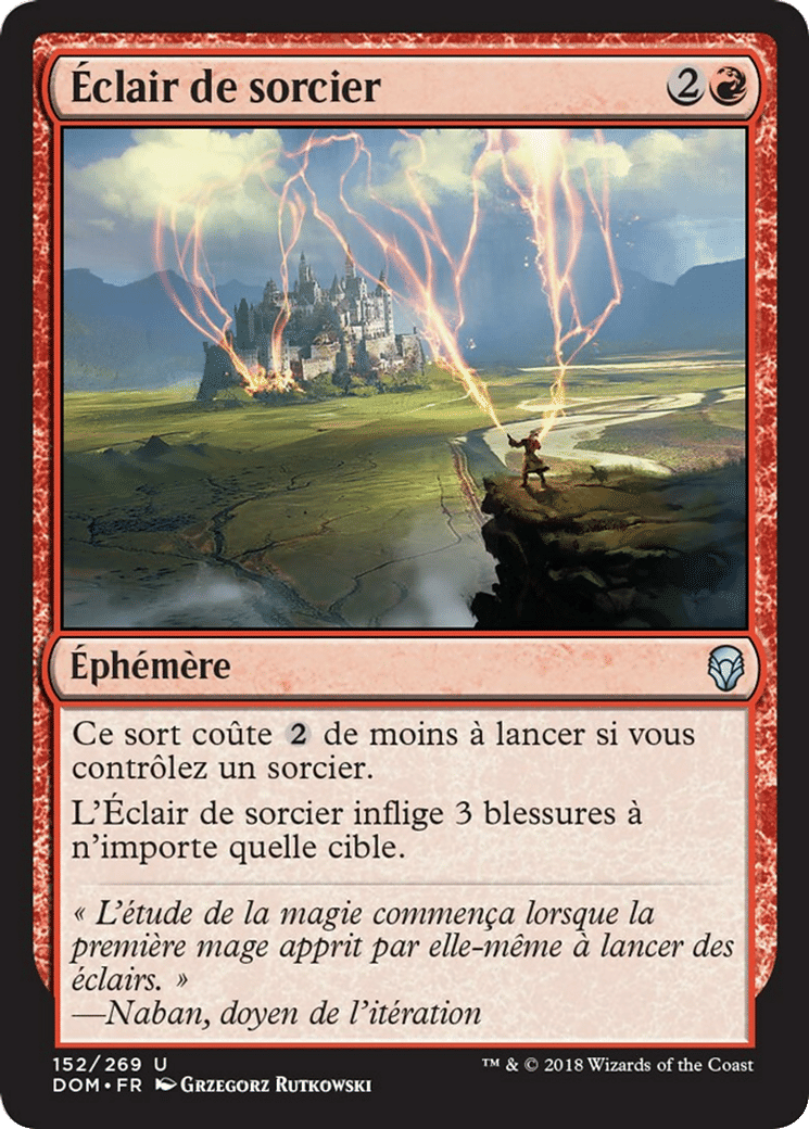 Éclair de sorcier — Dominaria — Magic: The Gathering