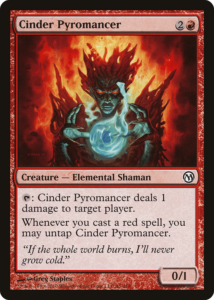 Cinder Pyromancer — Duels of the Planeswalkers — Magic: The Gathering