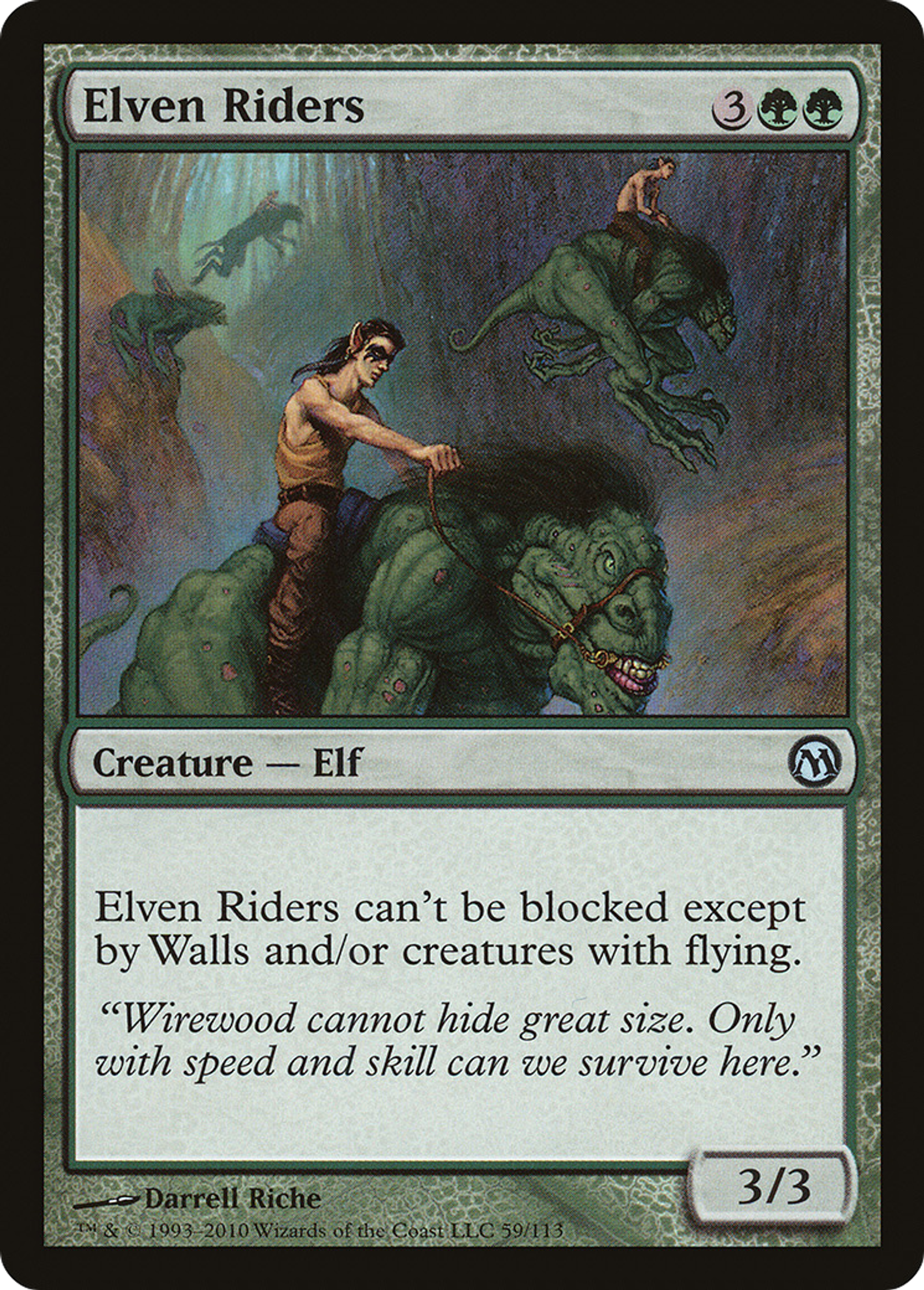 Elven Riders — Duels of the Planeswalkers — Magic: The Gathering