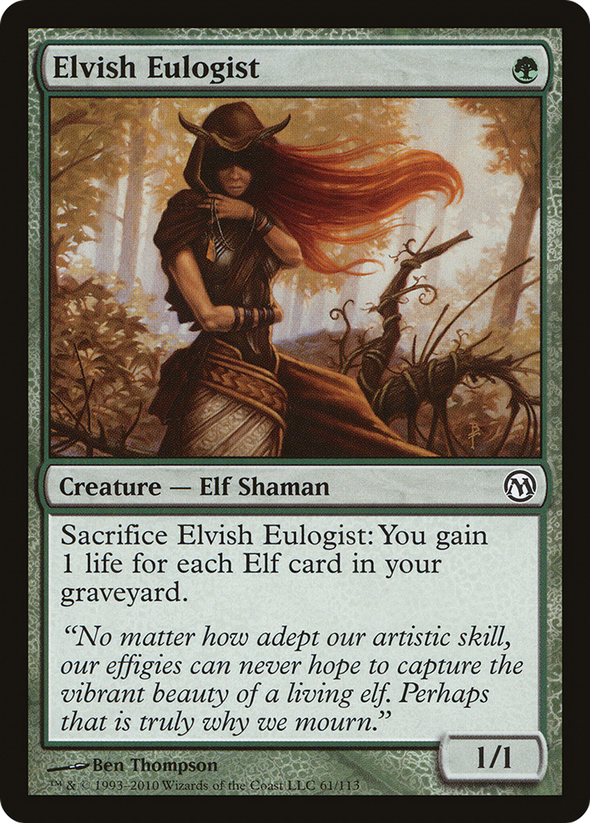 Elvish Eulogist — Duels of the Planeswalkers — Magic: The Gathering