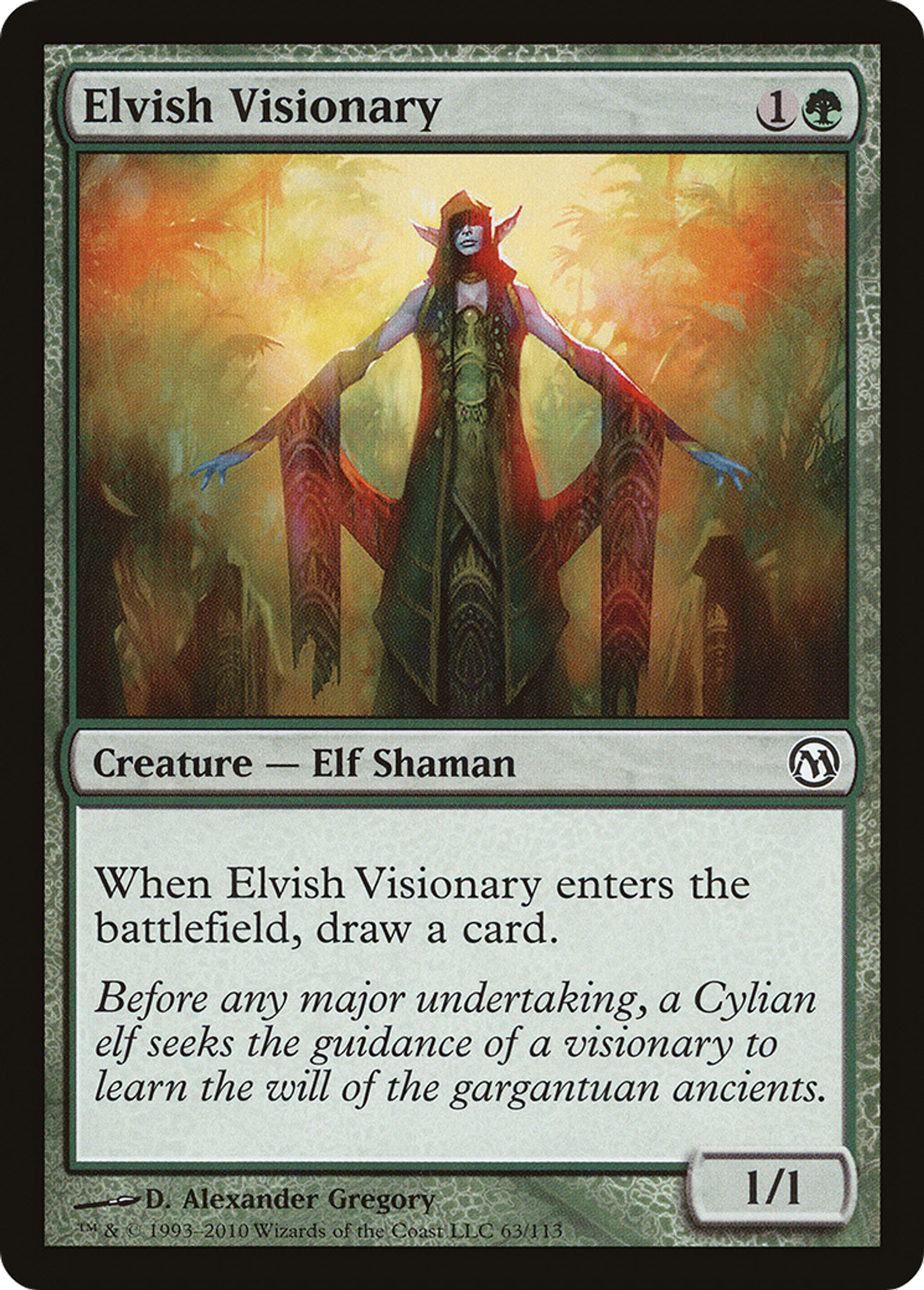 Elvish Visionary — Duels of the Planeswalkers — Magic: The Gathering