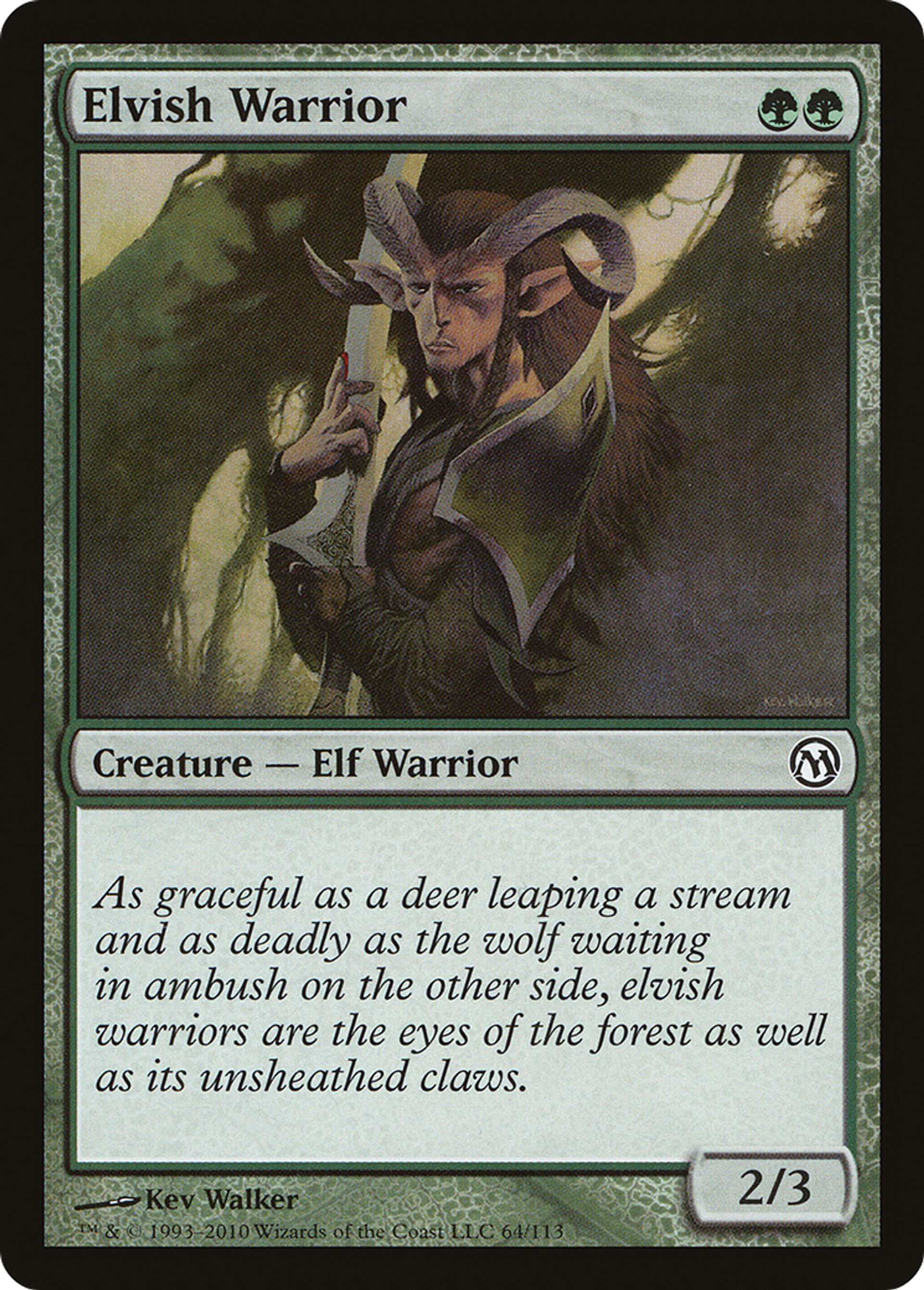 Elvish Warrior — Duels of the Planeswalkers — Magic: The Gathering