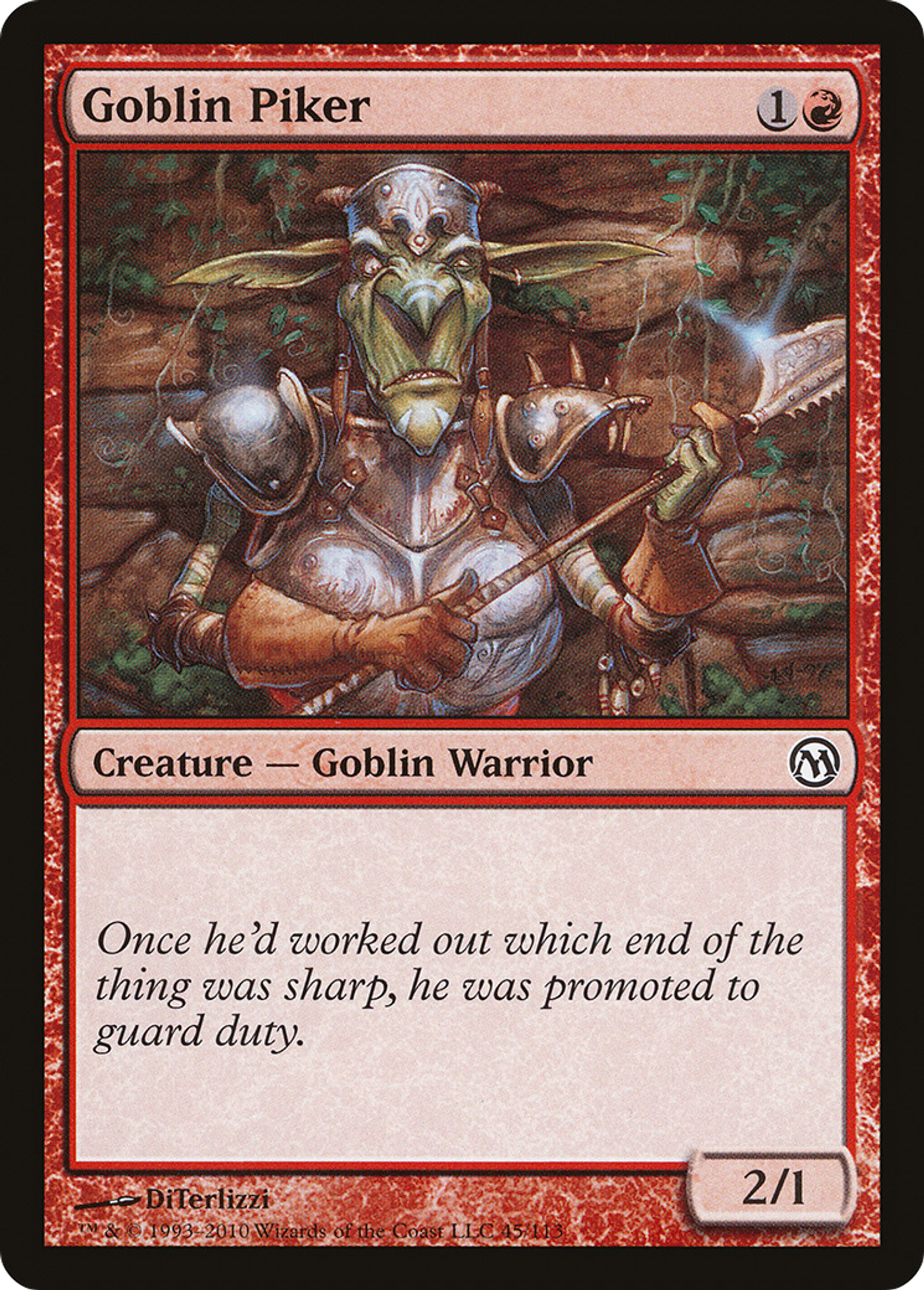Goblin Piker — Duels of the Planeswalkers — Magic: The Gathering