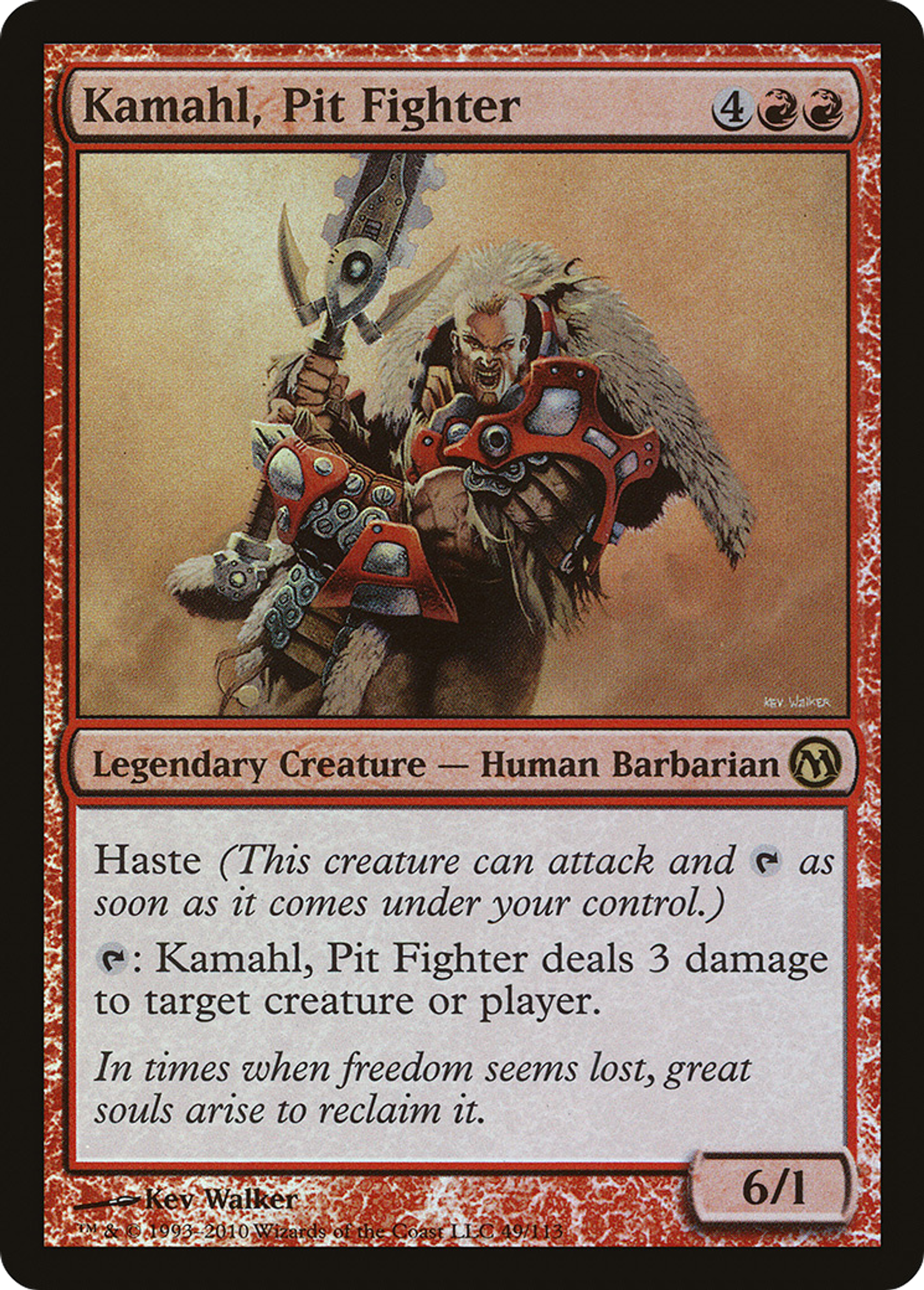 Kamahl, Pit Fighter — Duels of the Planeswalkers — Magic: The Gathering