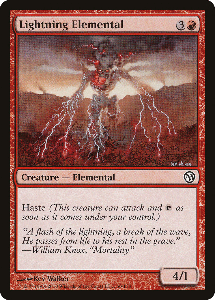 Lightning Elemental — Duels of the Planeswalkers — Magic: The Gathering