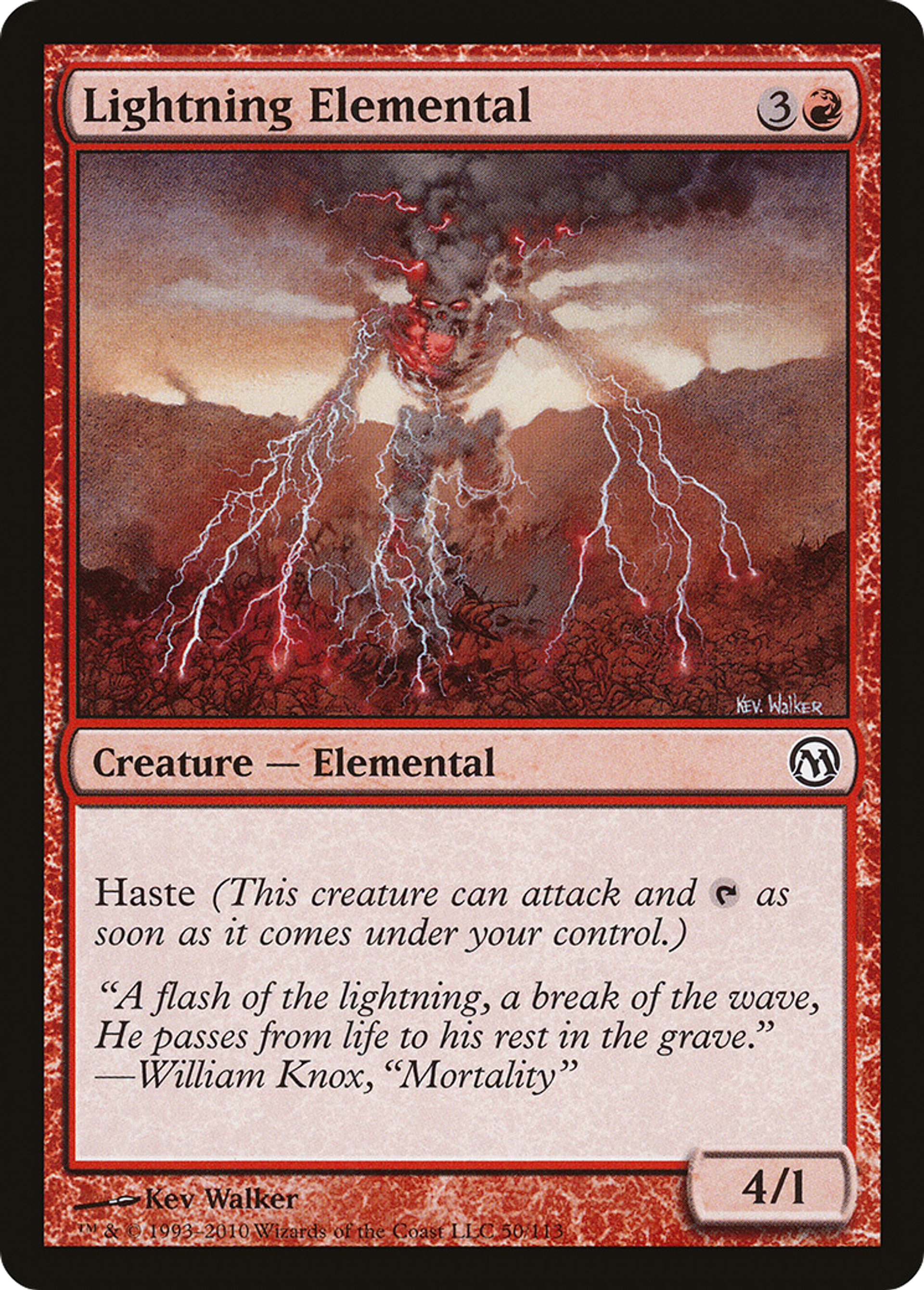 Lightning Elemental — Duels of the Planeswalkers — Magic: The Gathering
