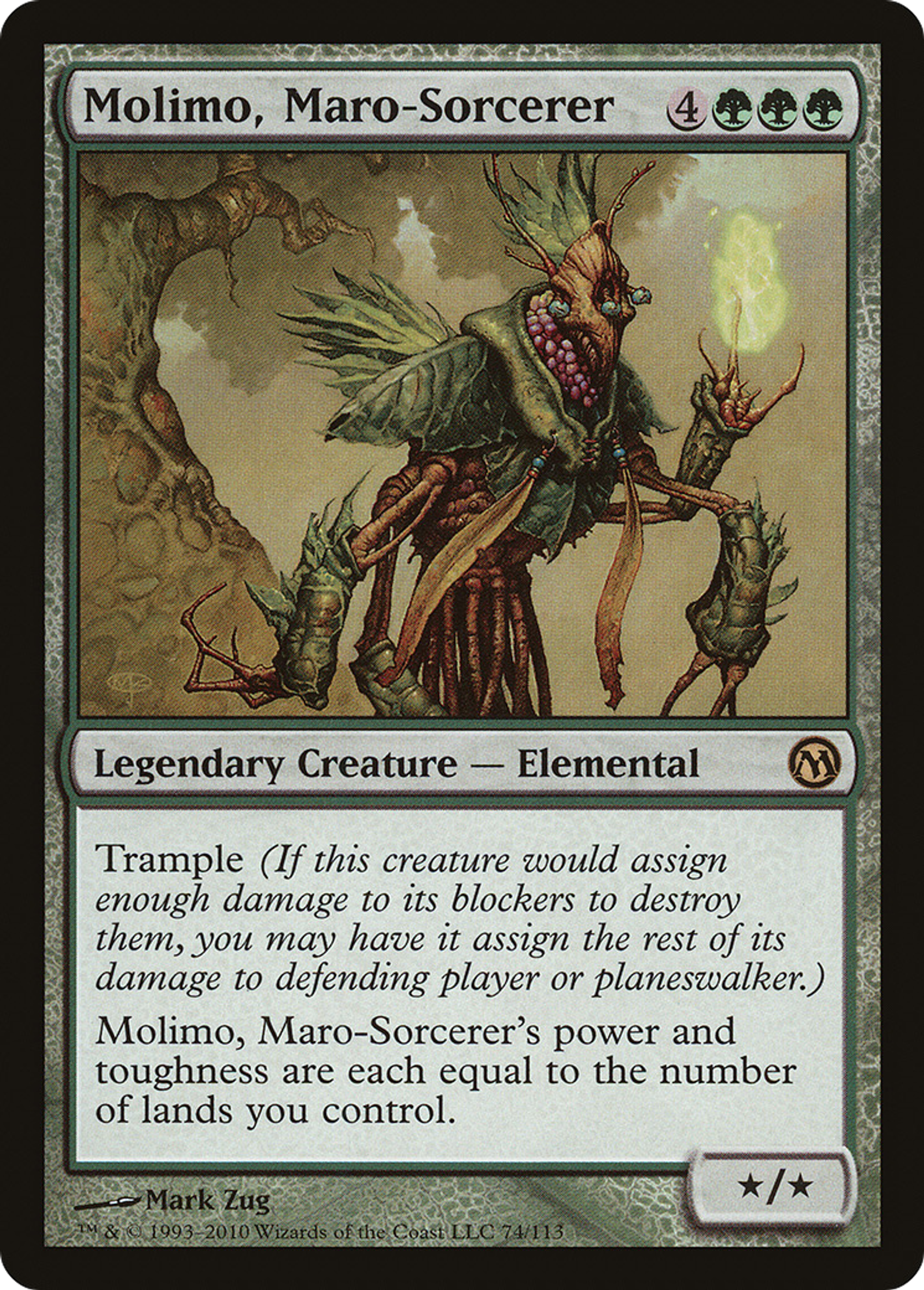 Molimo, Maro-Sorcerer — Duels of the Planeswalkers — Magic: The Gathering